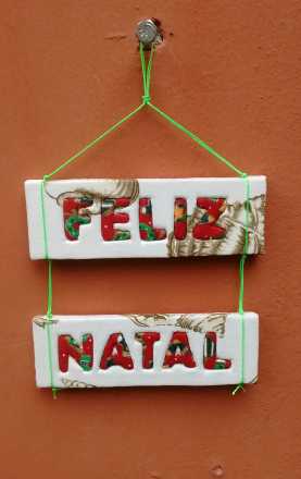 Plaquinha Feliz Natal