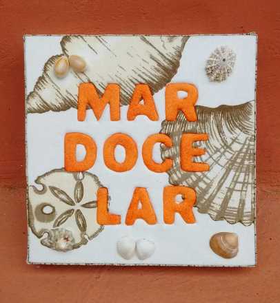 Quadro Mar Doce Lar