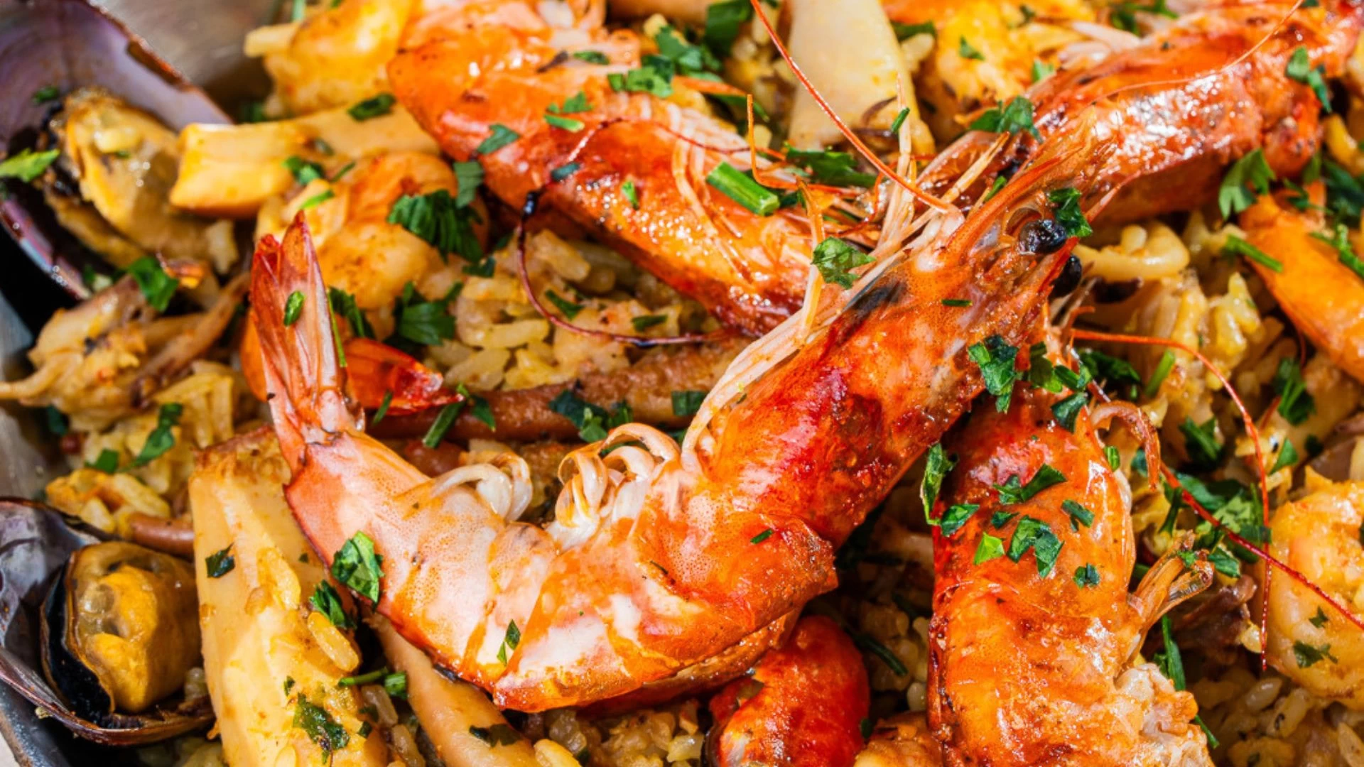 Paella de Frutos do Mar