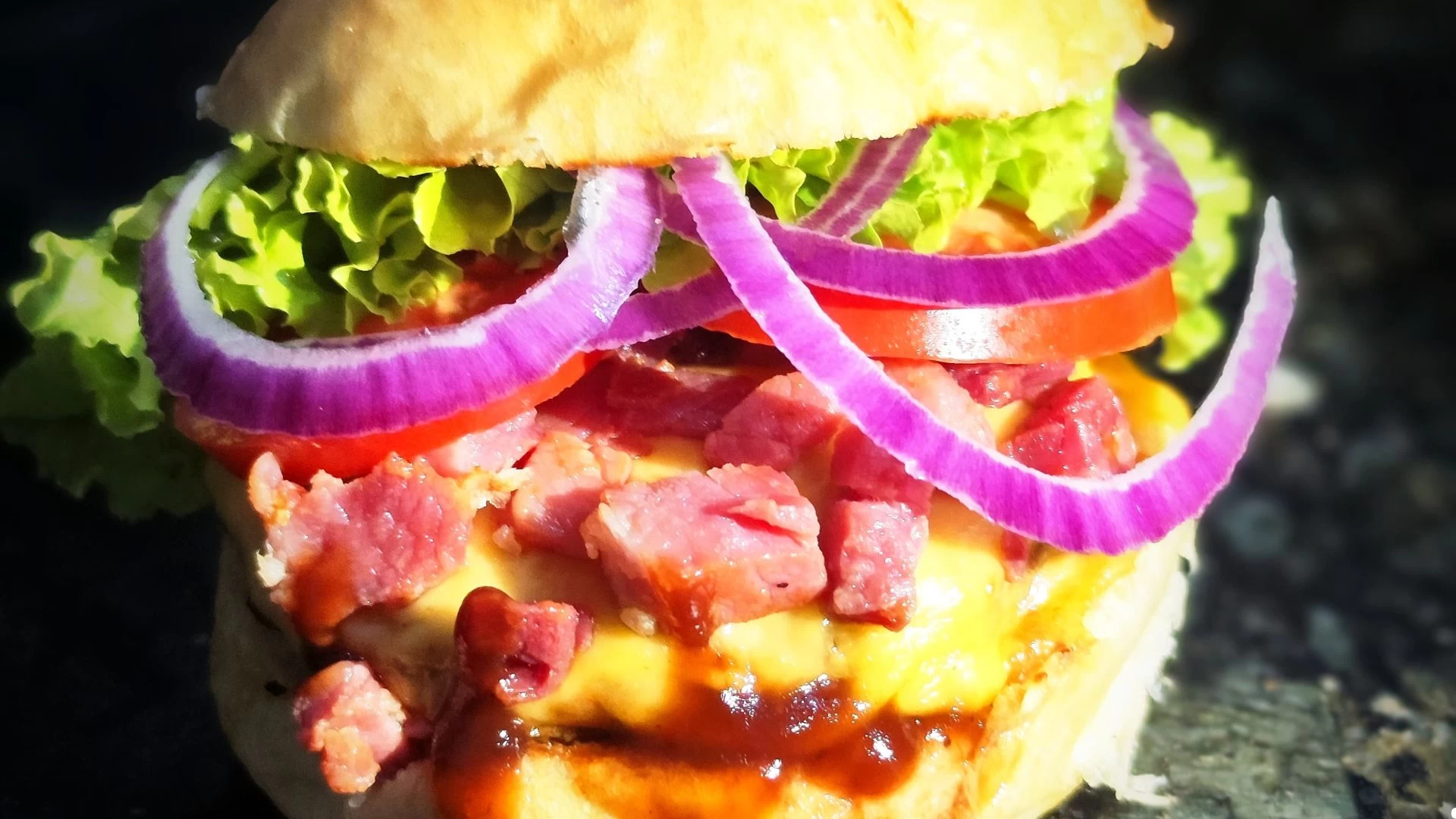 Rap Salad Bacon
