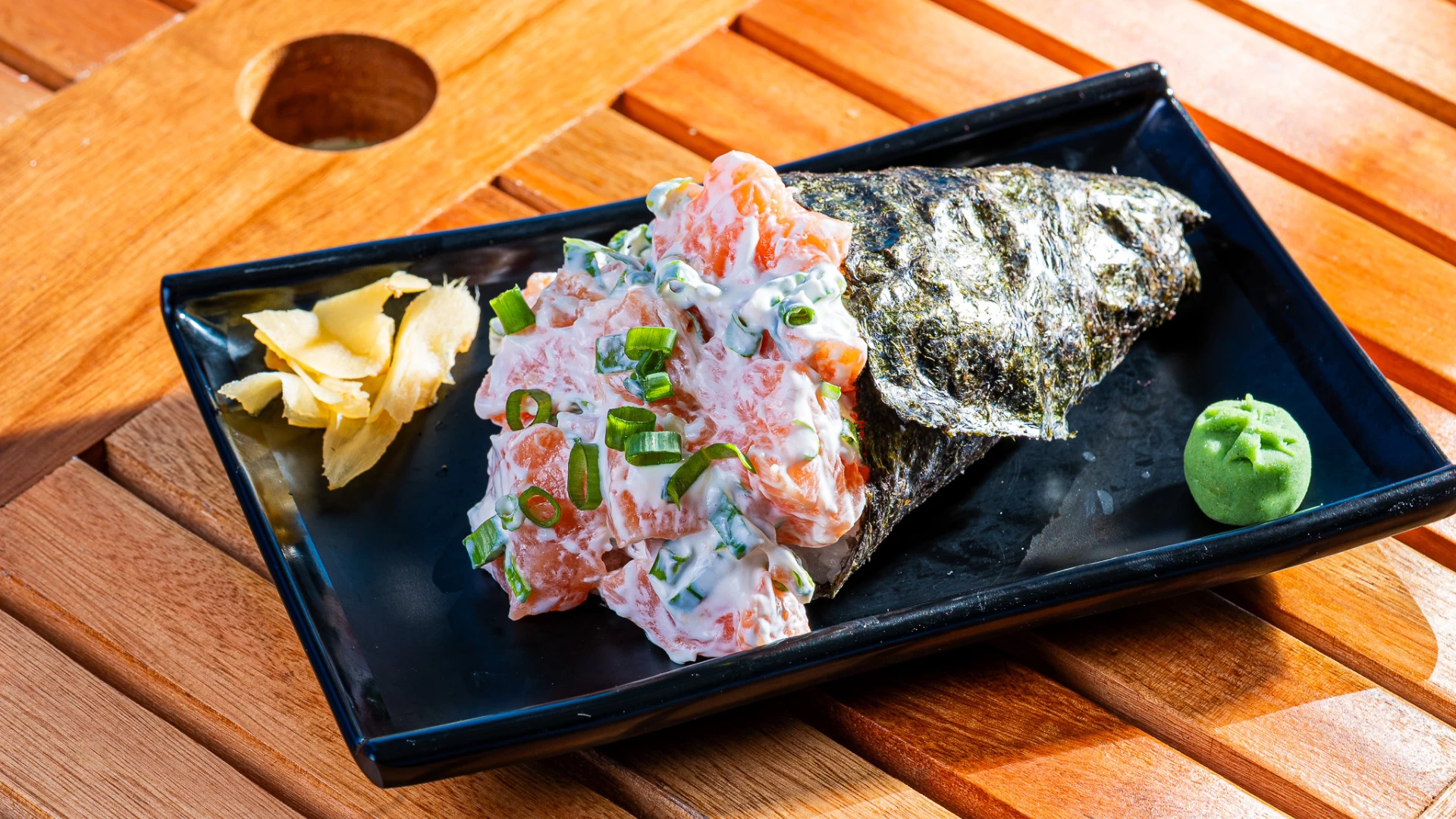 Temaki de Salmão