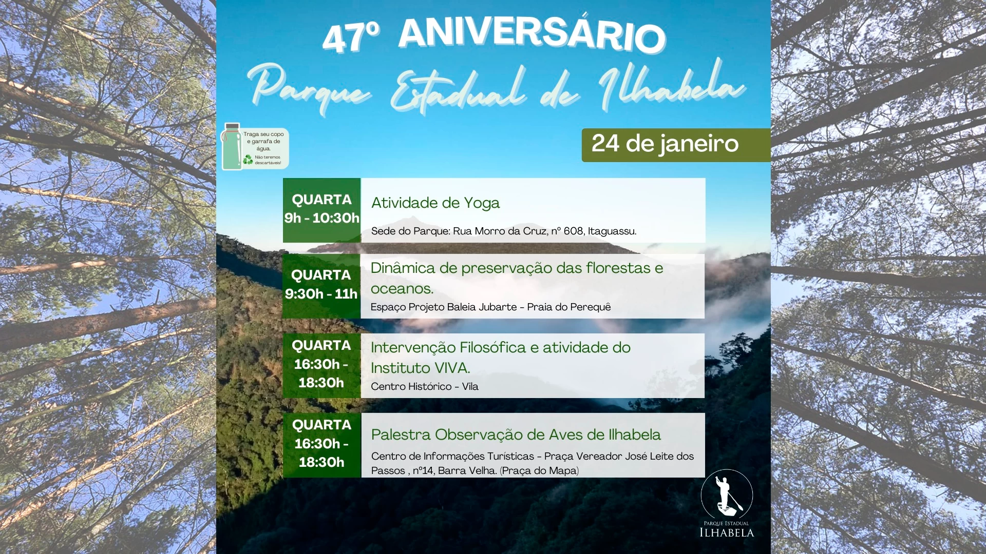 47° Aniversário do Parque Estadual