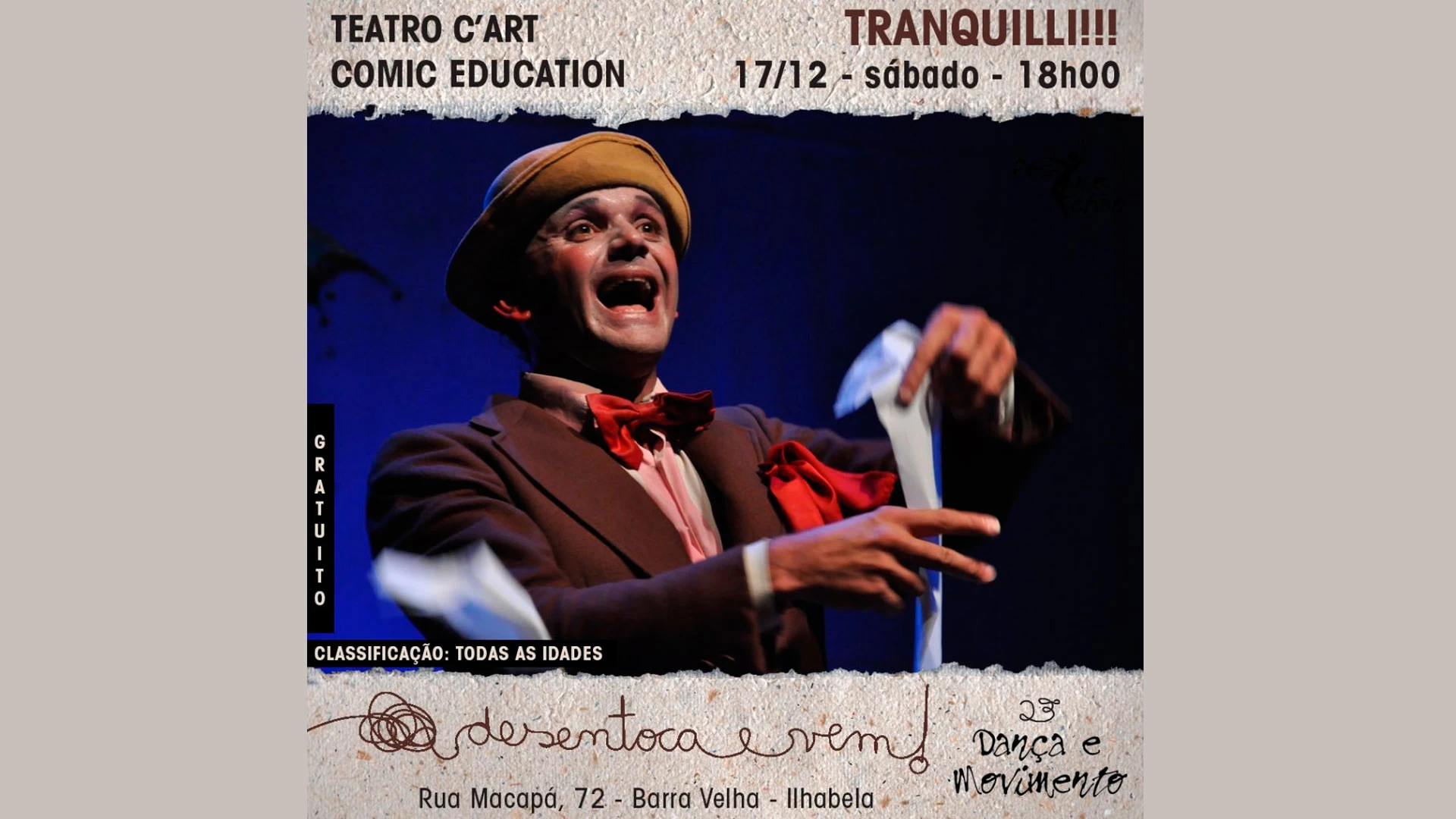 Espetáculo italiano “Tranquilli!!!”