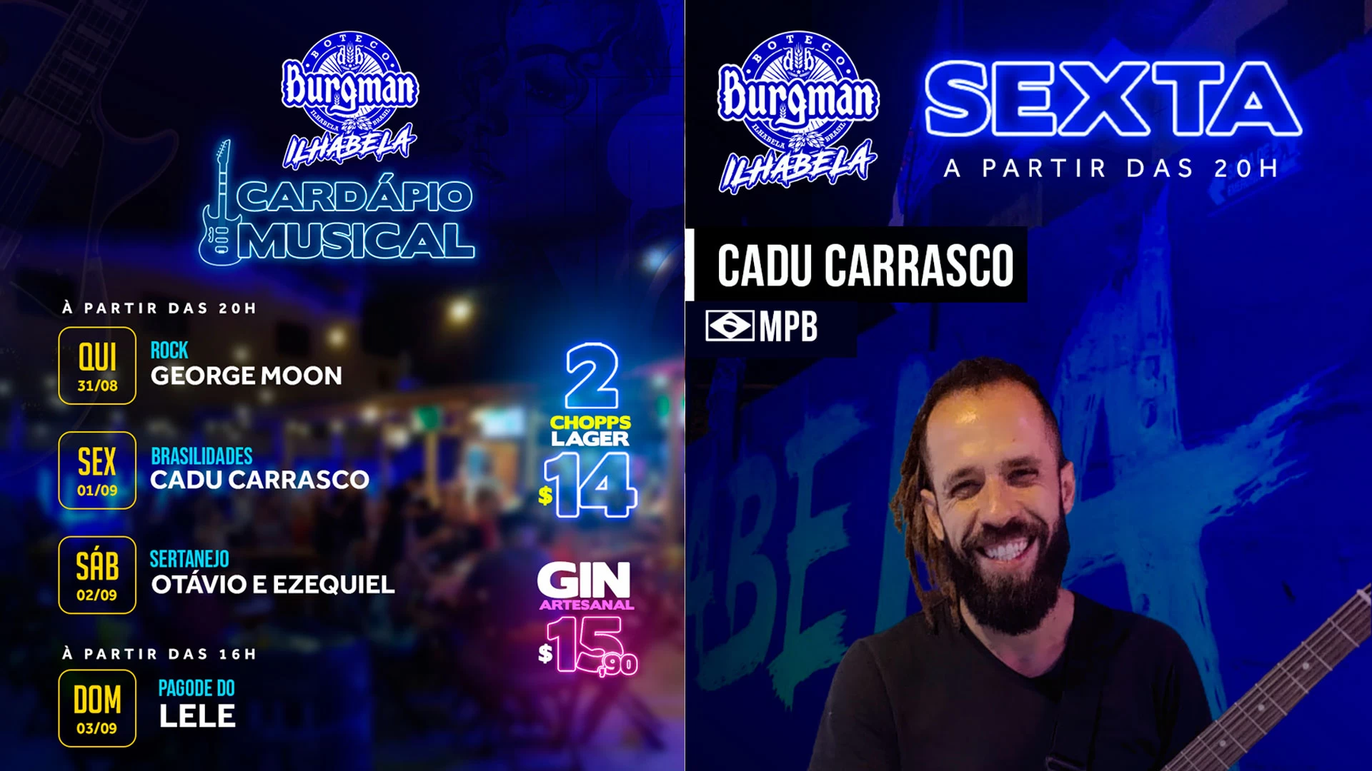 Cadu Carrasco no Burgman
