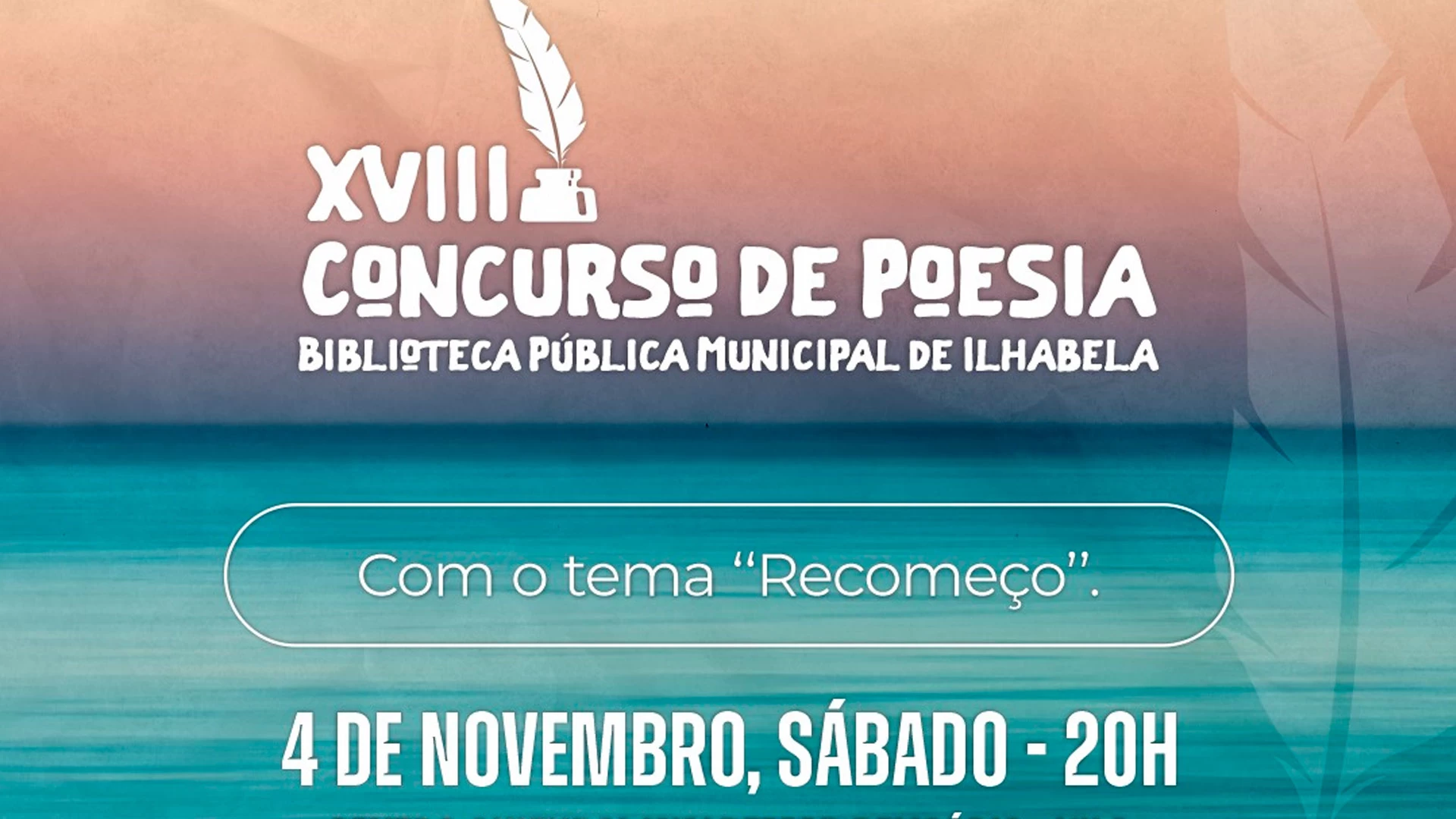 Premiação do 18º Concurso de Poesia