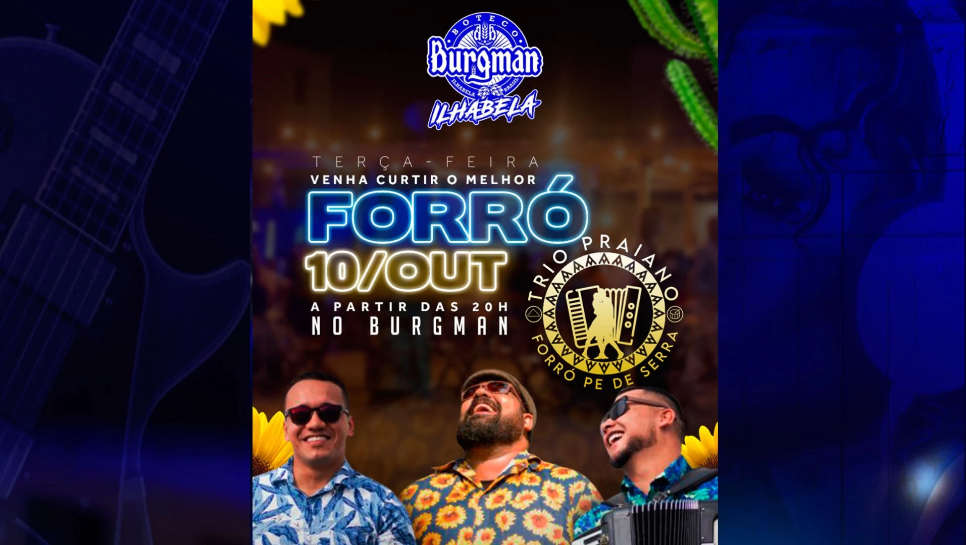 Trio Praiano no Burgman
