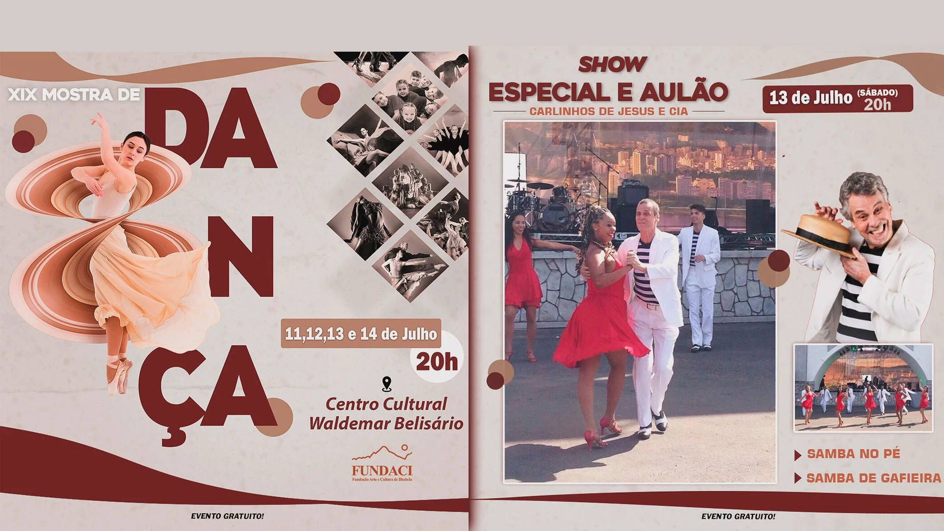 Show Especial e Aulão Carlinhos de Jesus