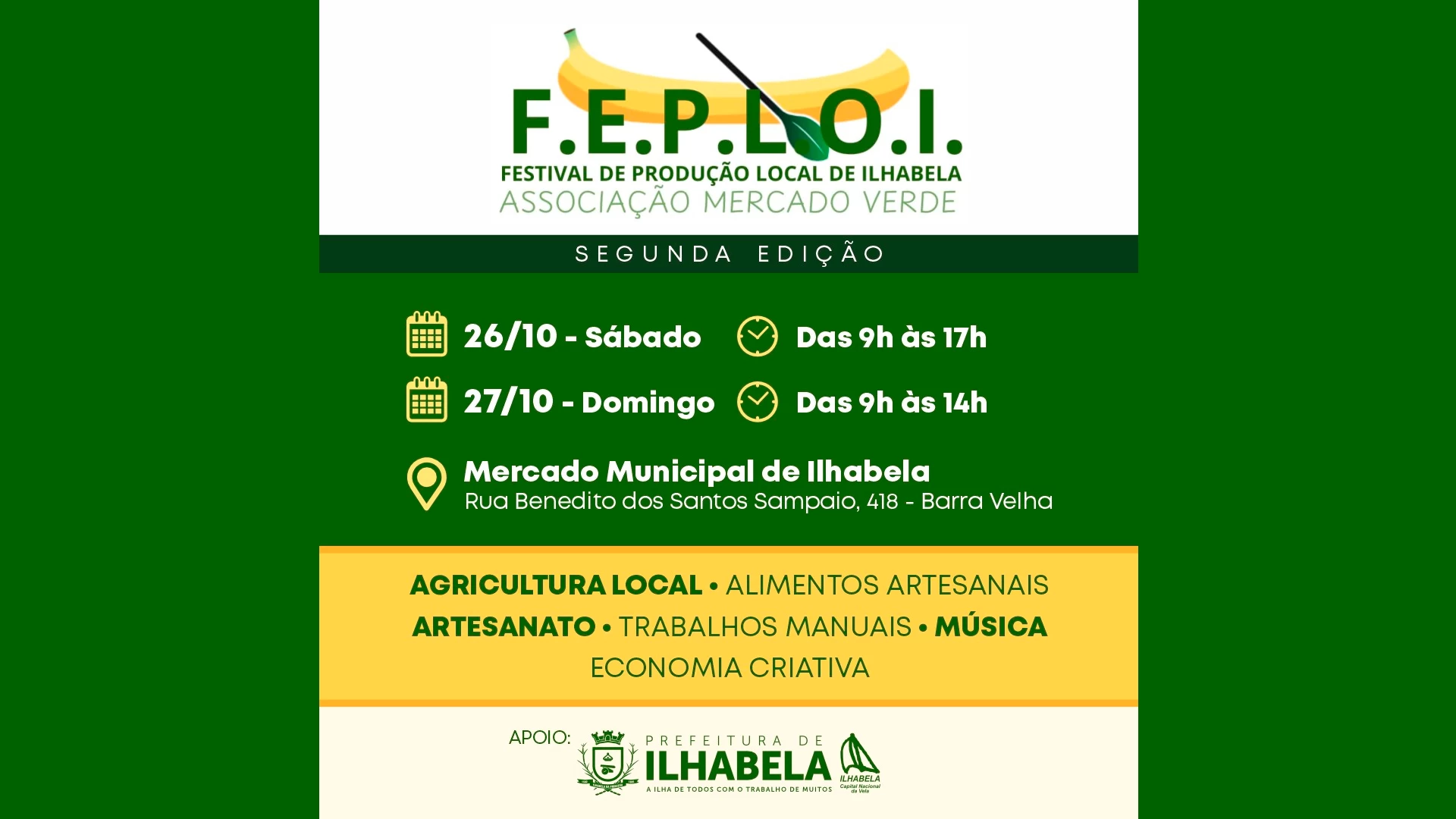 2ª edição do Festival de Produção Local 