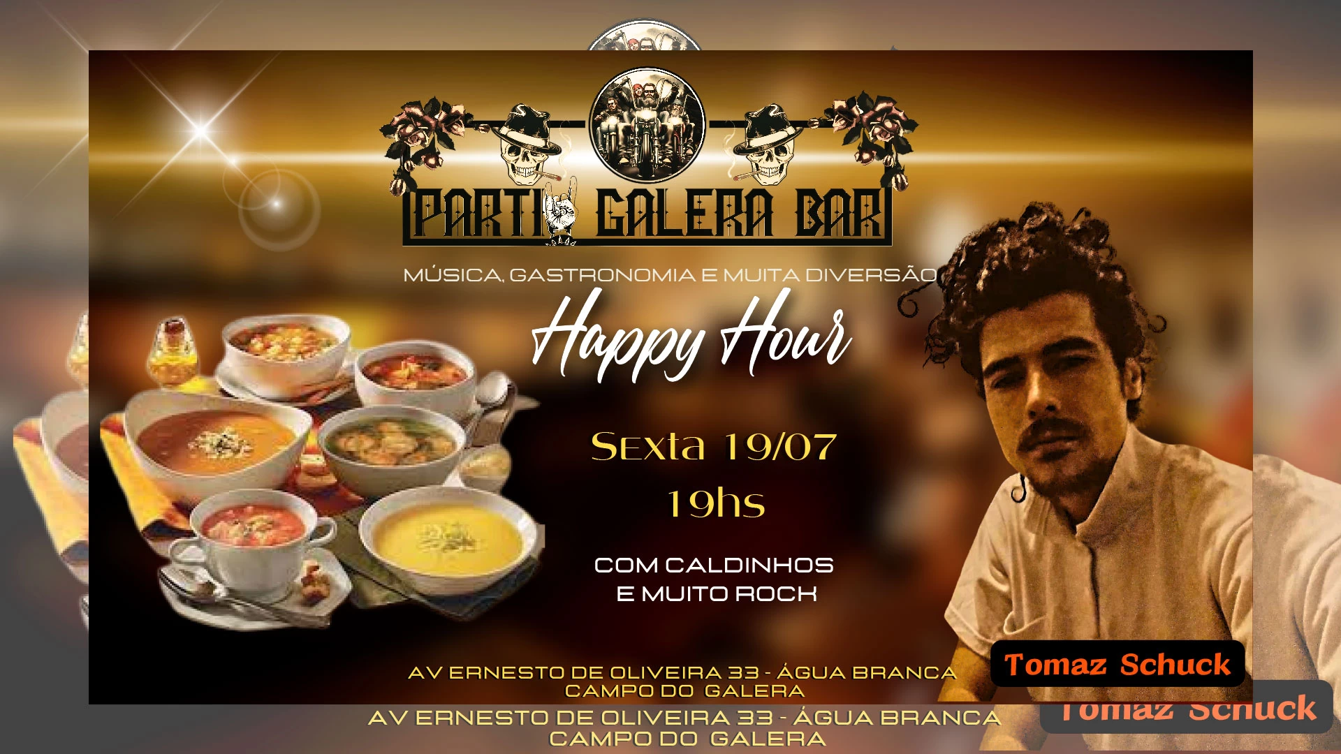 Happy Hour no Partiu Galera Bar