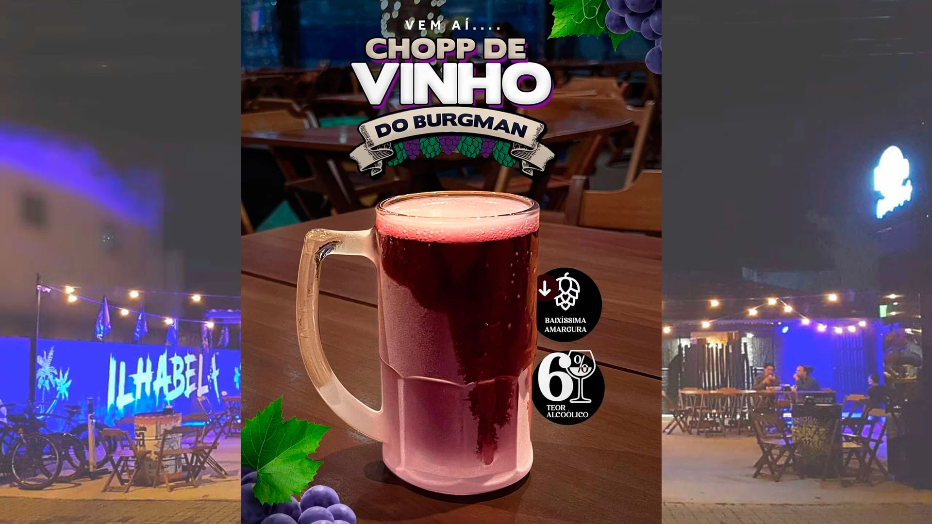 Lançamento: Chopp de Vinho do Burgman