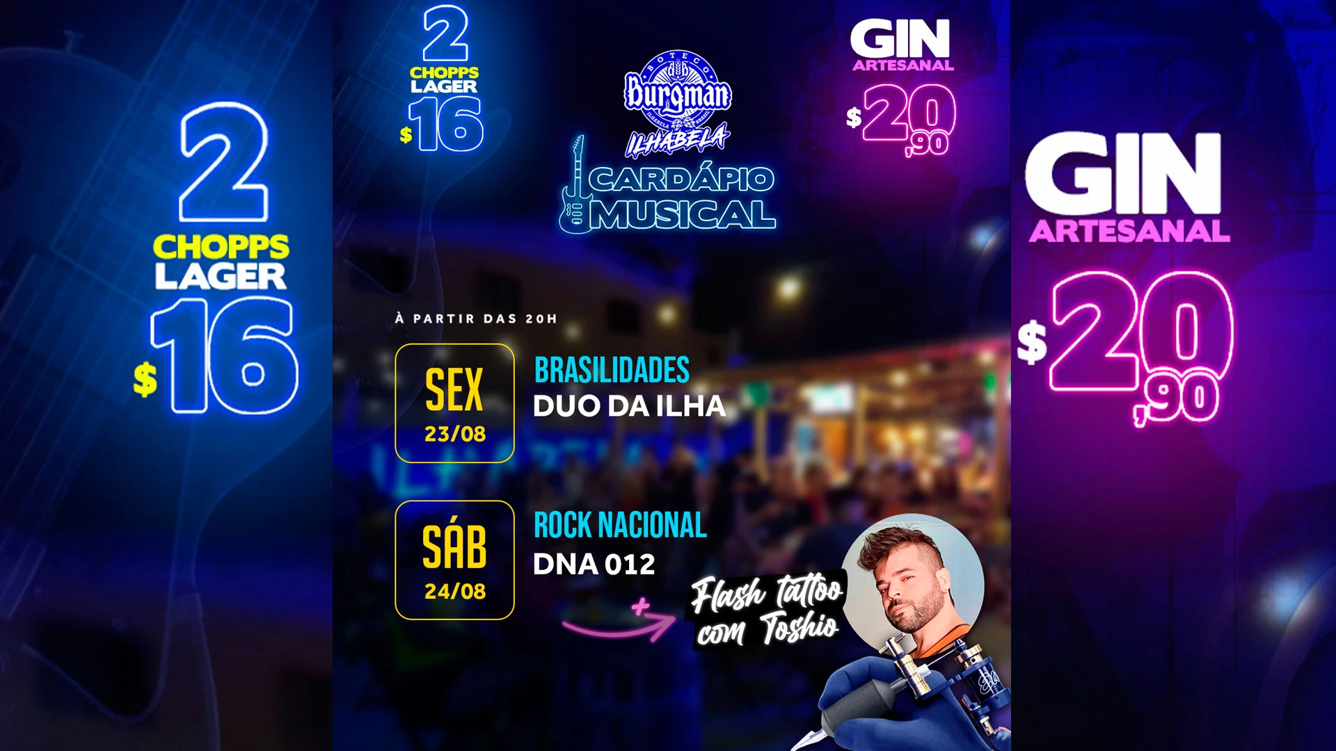 Duo da Ilha no Burgman