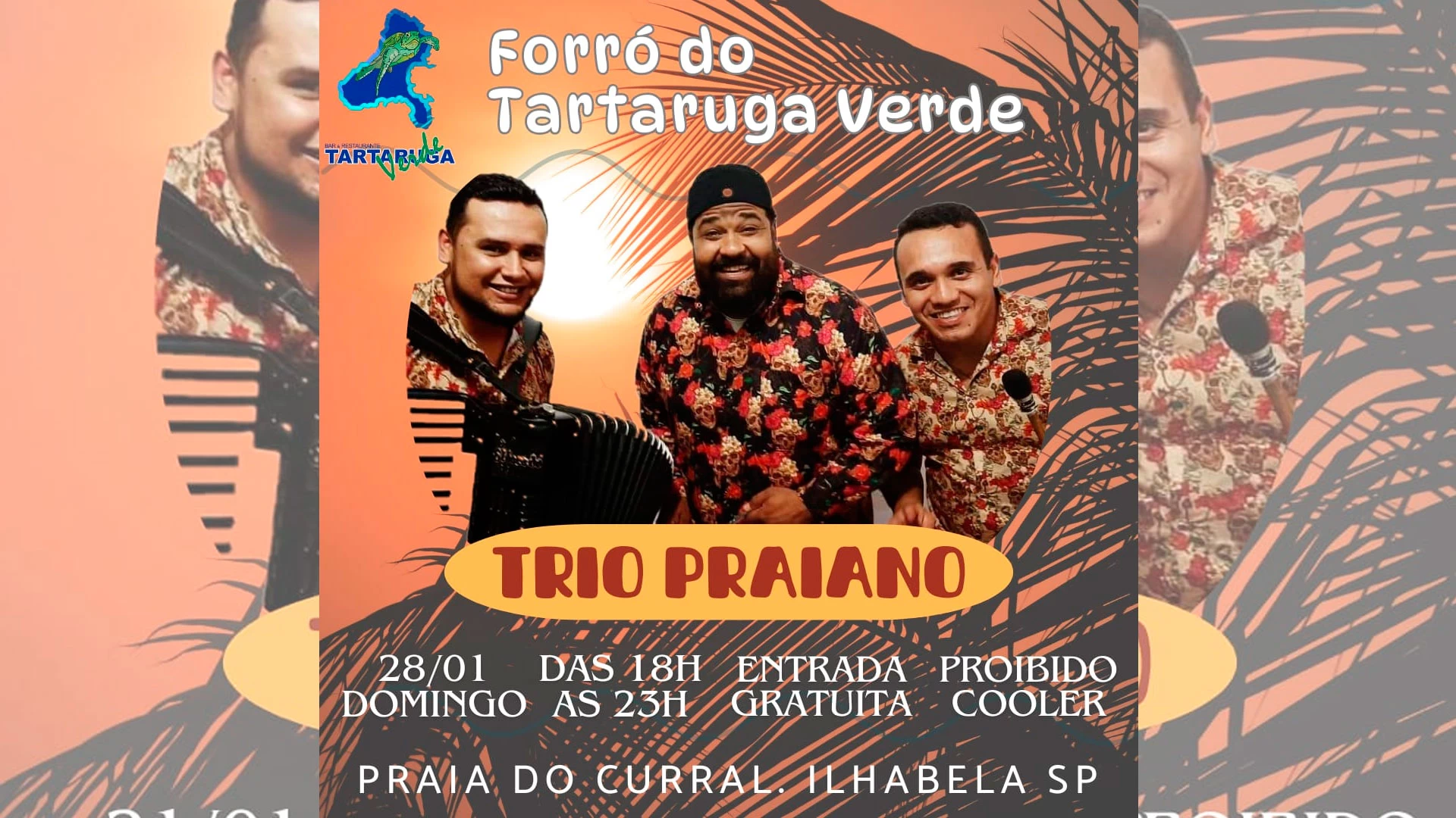 Trio Praiano no Tartaruga Verde!