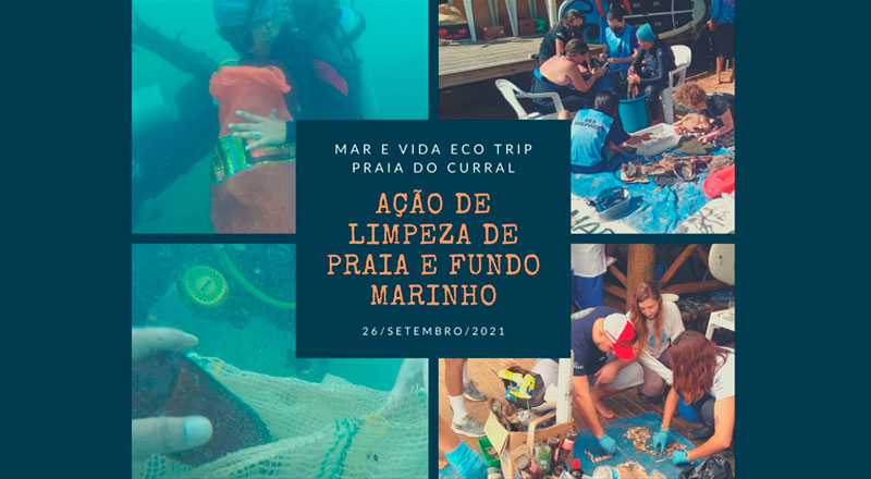 Ação de Limpeza de Praia e Fundo Marinho