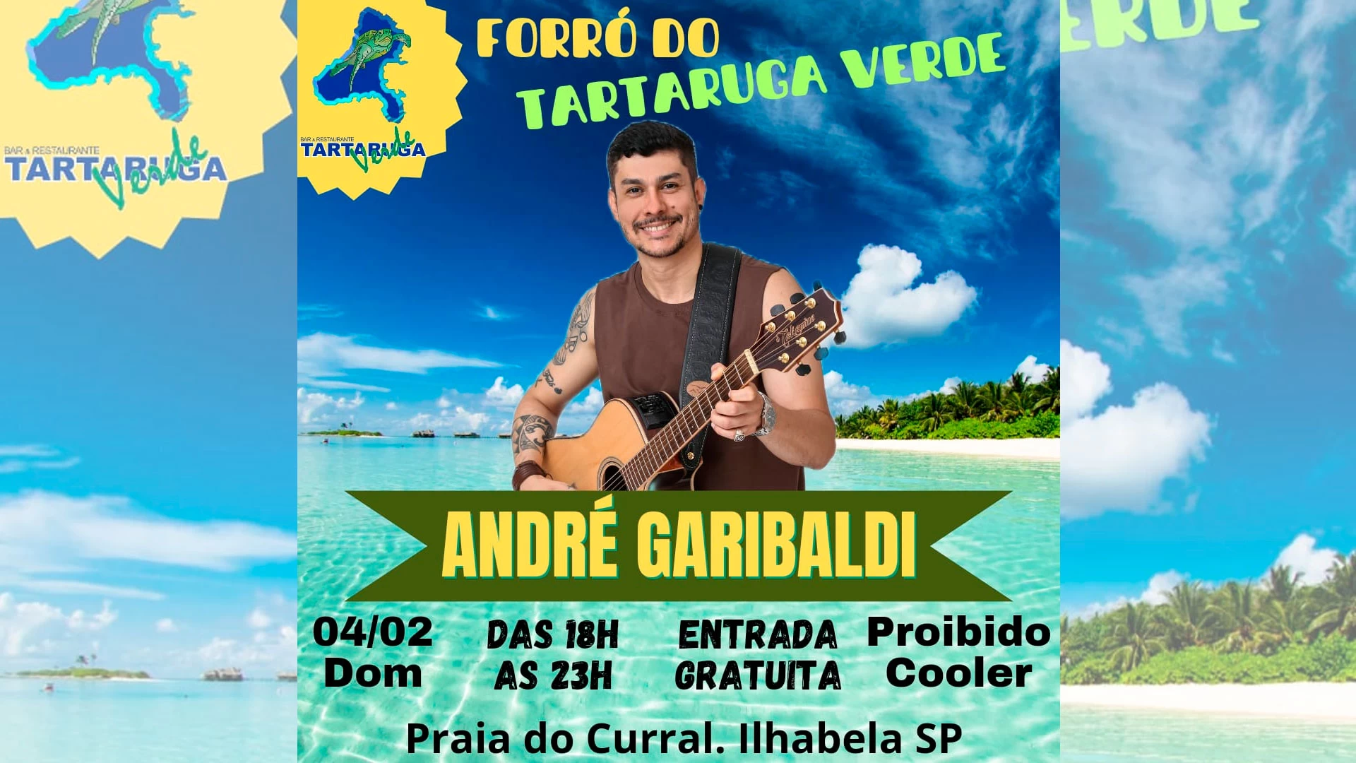 André Garibaldi no Tartaruga Verde