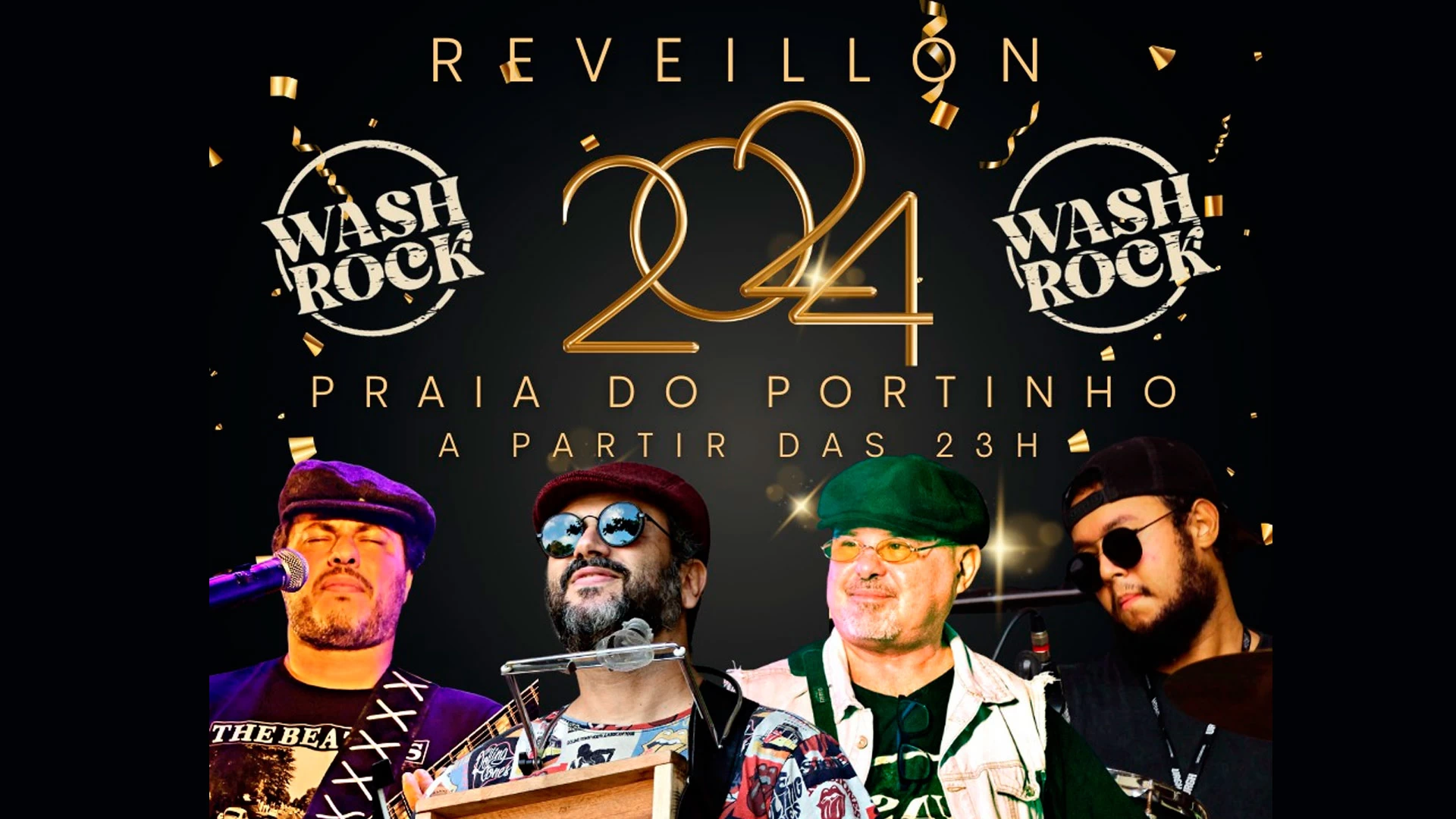 Reveillon com Wash Rock!