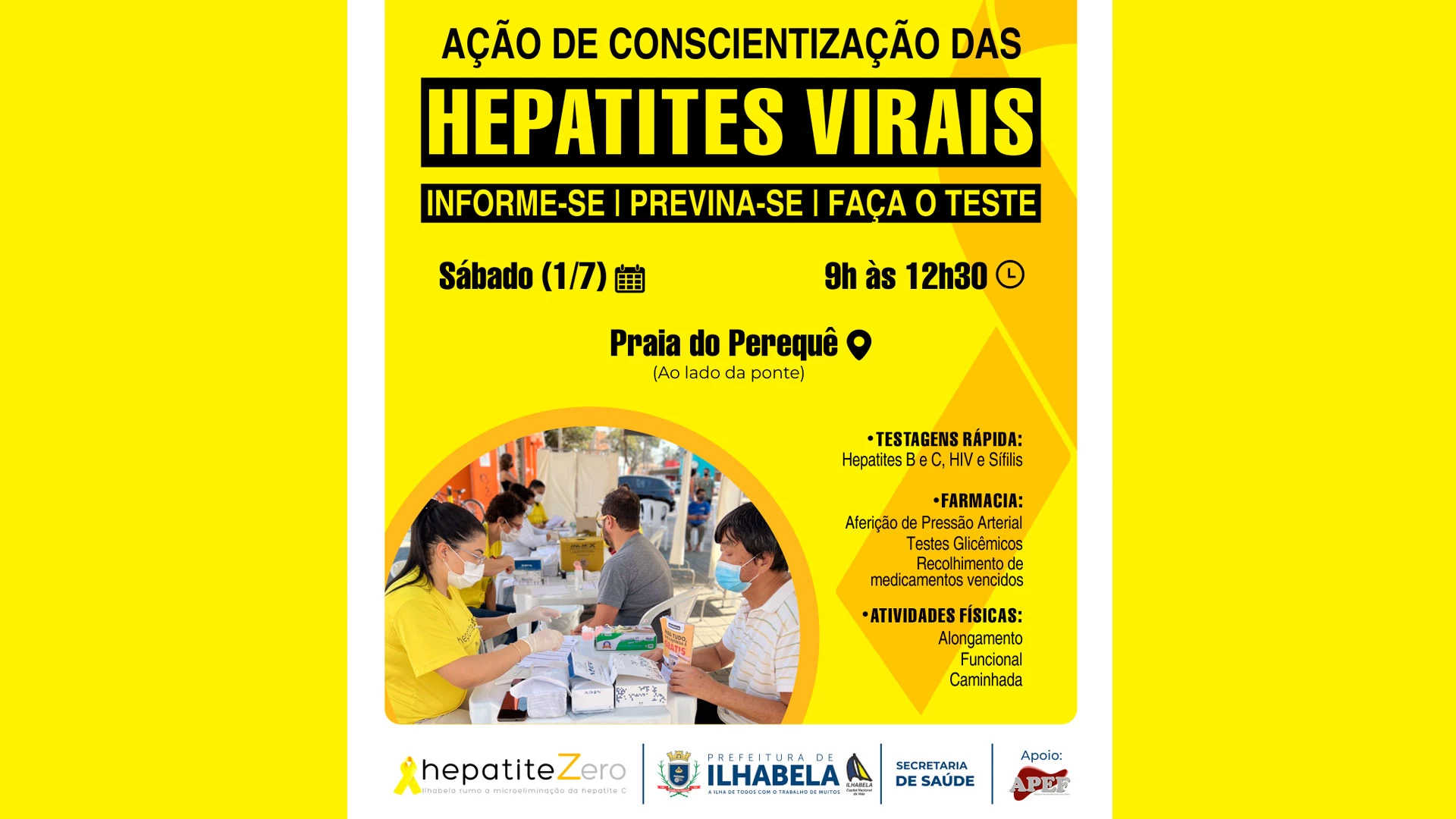 Campanha “Julho Amarelo” - Perequê