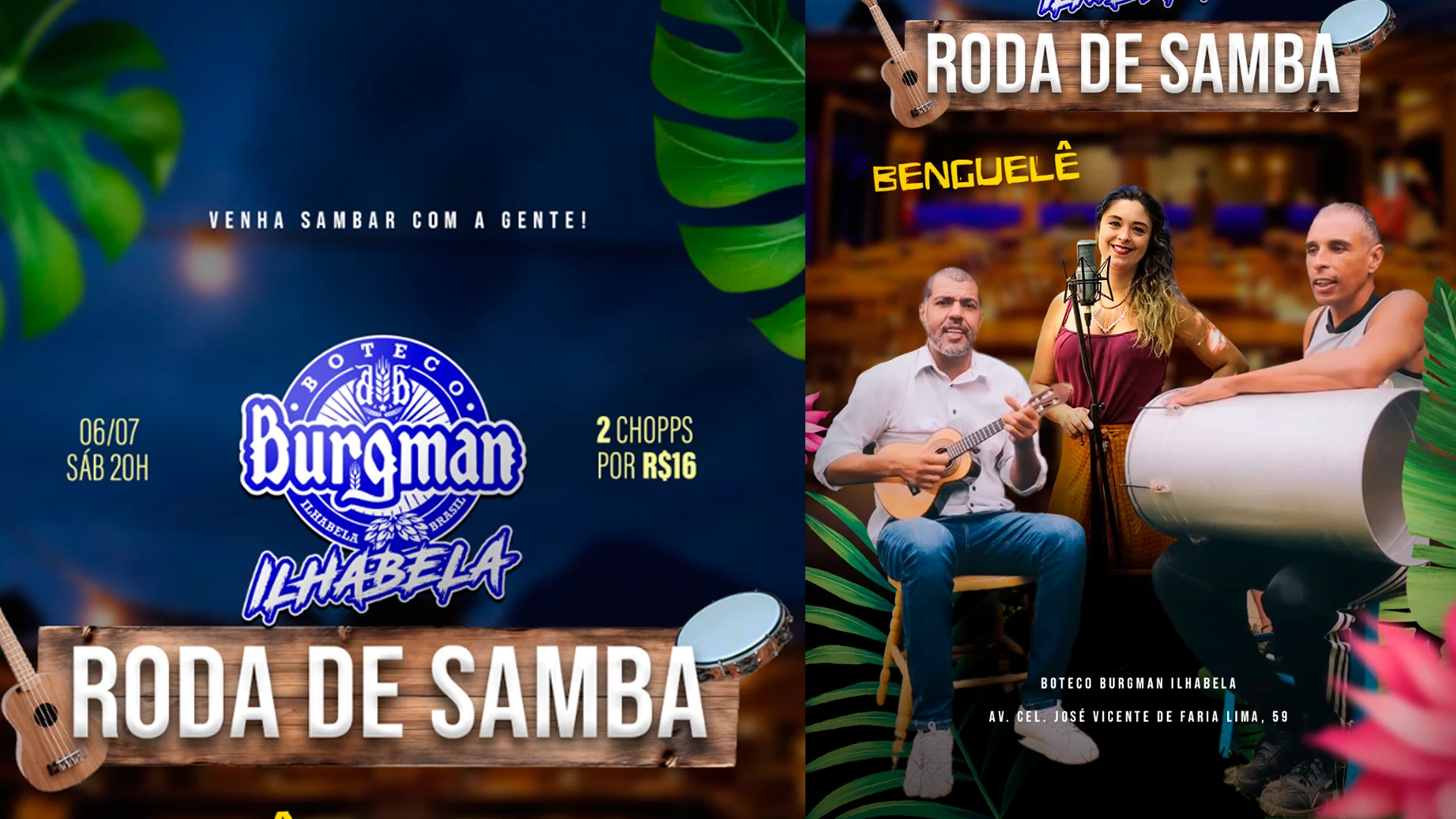 Roda de Samba no Burgman