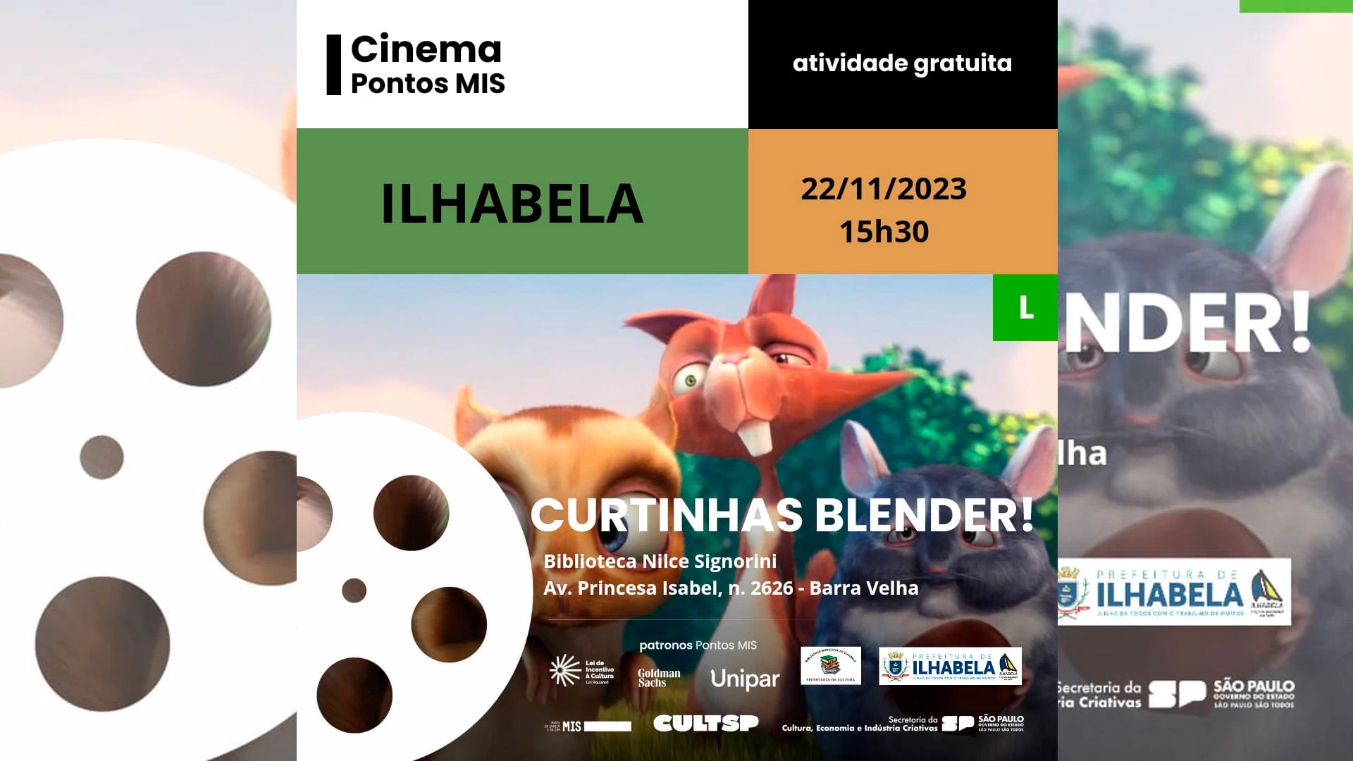 Filme: "Curtinhas Blender"