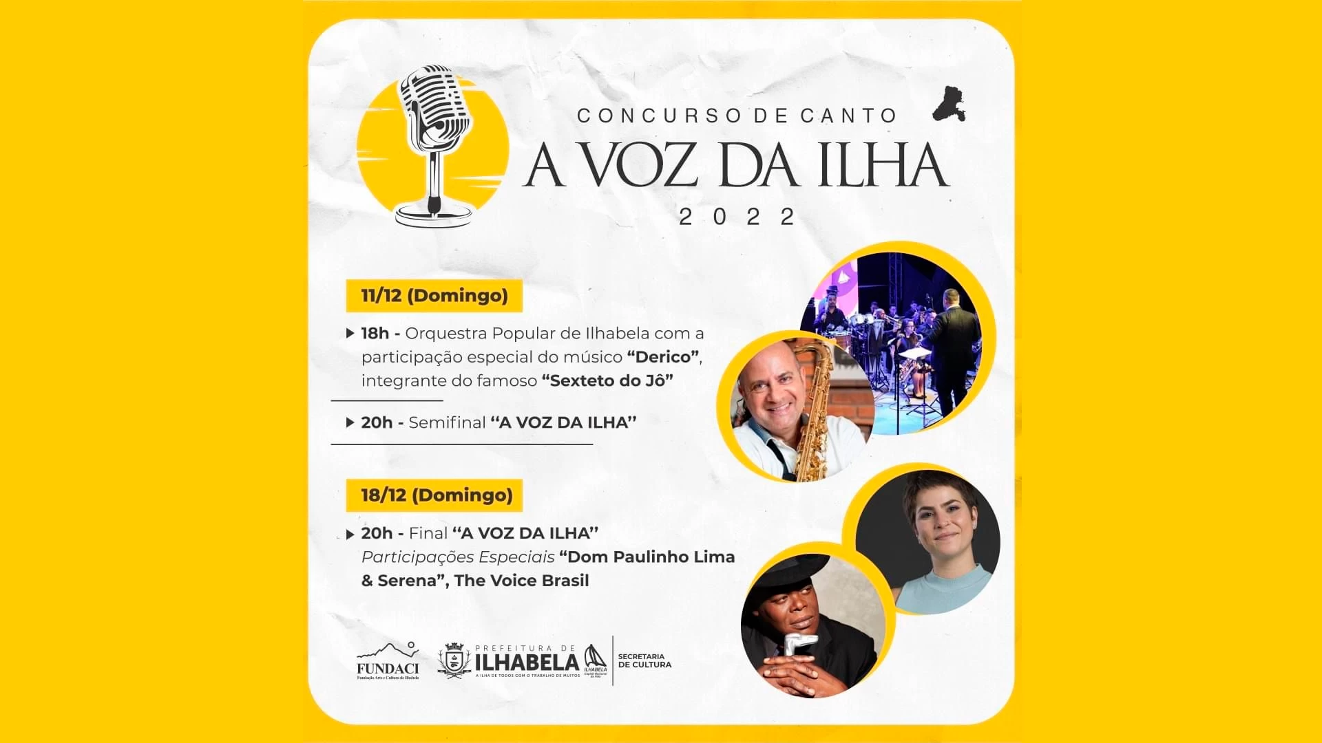1° Concurso “A Voz da Ilha" e Orquestra