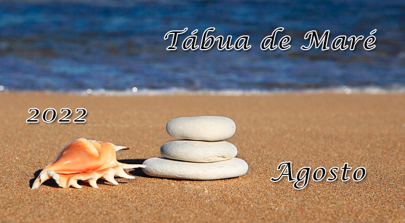 Tábua de Maré  - Agosto