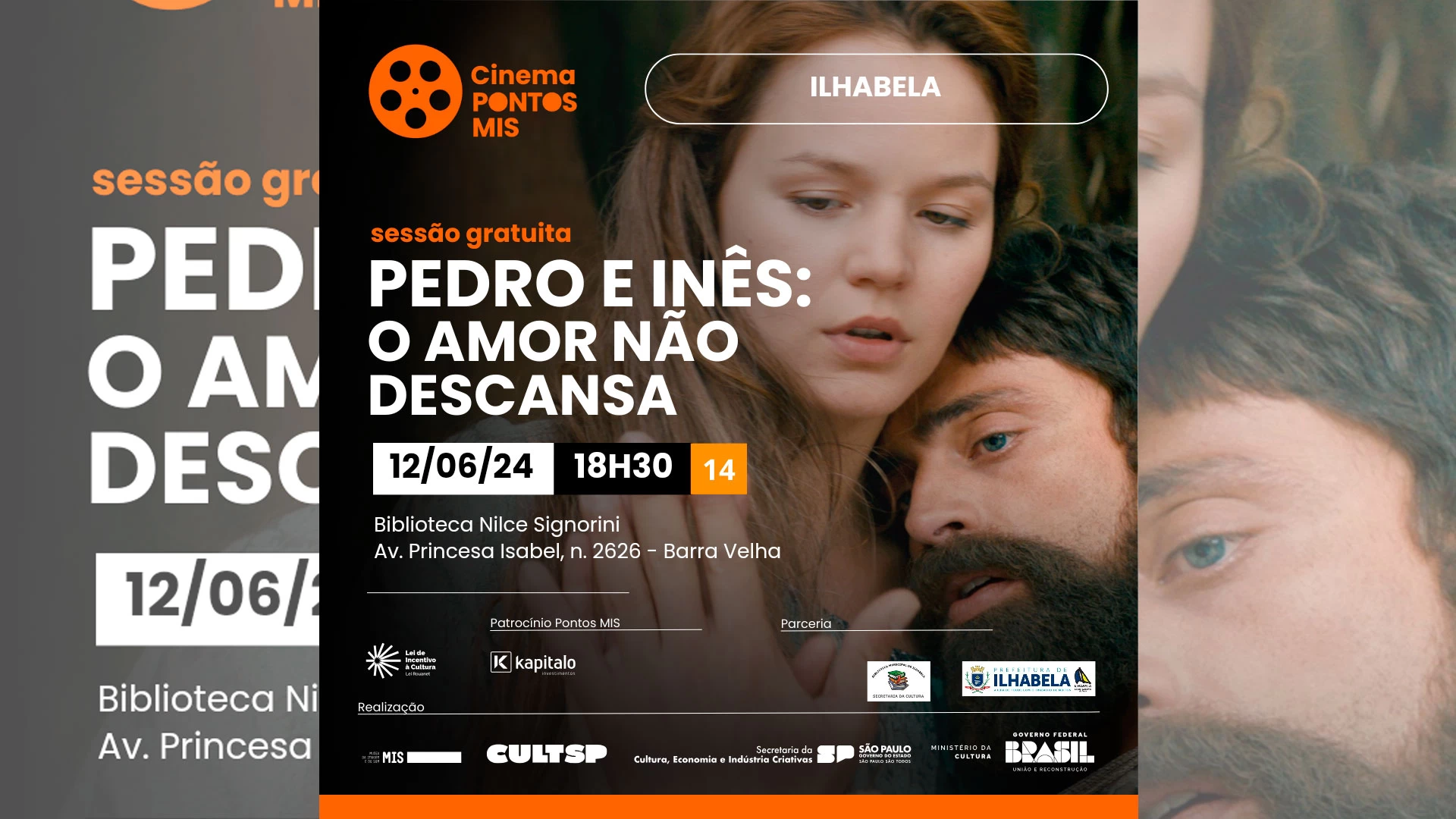 Filme Pedro e Inês - O amor não descansa