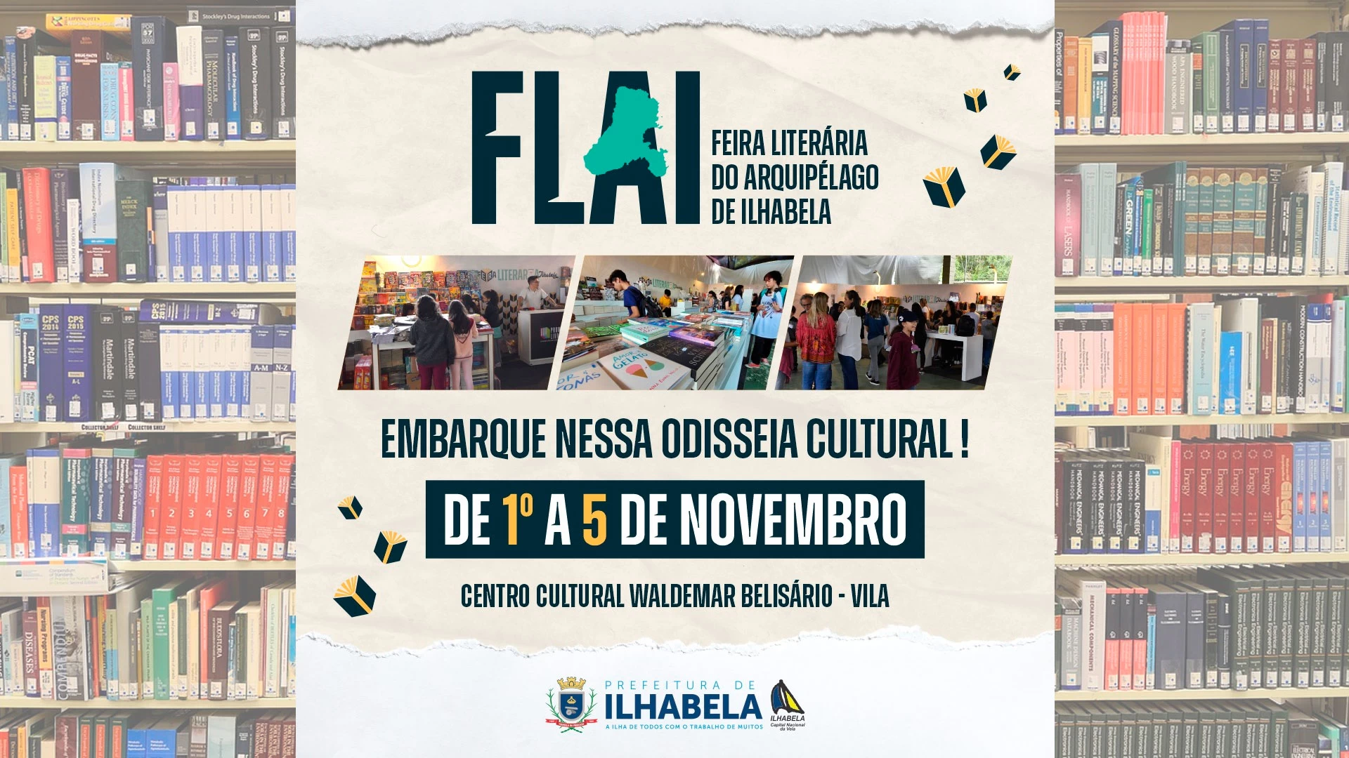 Feira Literária de Ilhabela (FLAI) 01/11