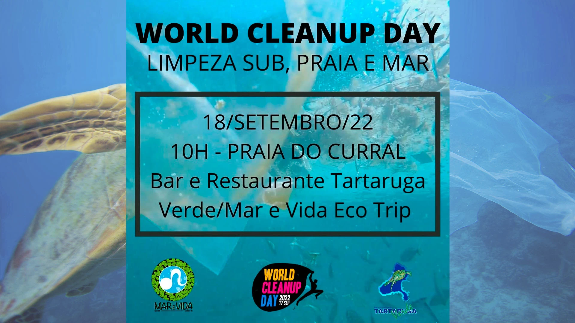 World Cleanup Day - Mar e Vida Ecotrip
