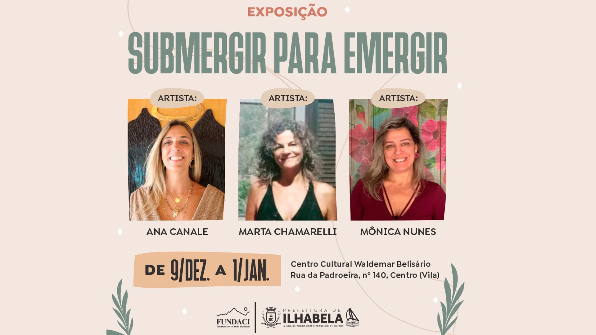 Exposição “Submergir para emergir”