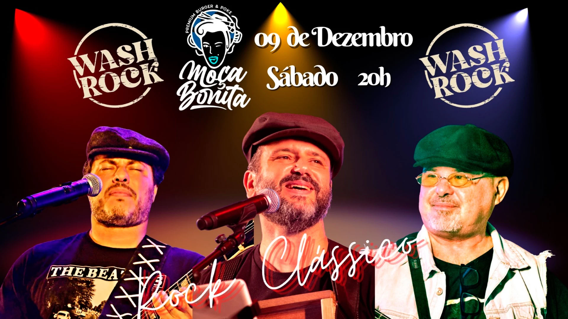 Wash Rock ao vivo!