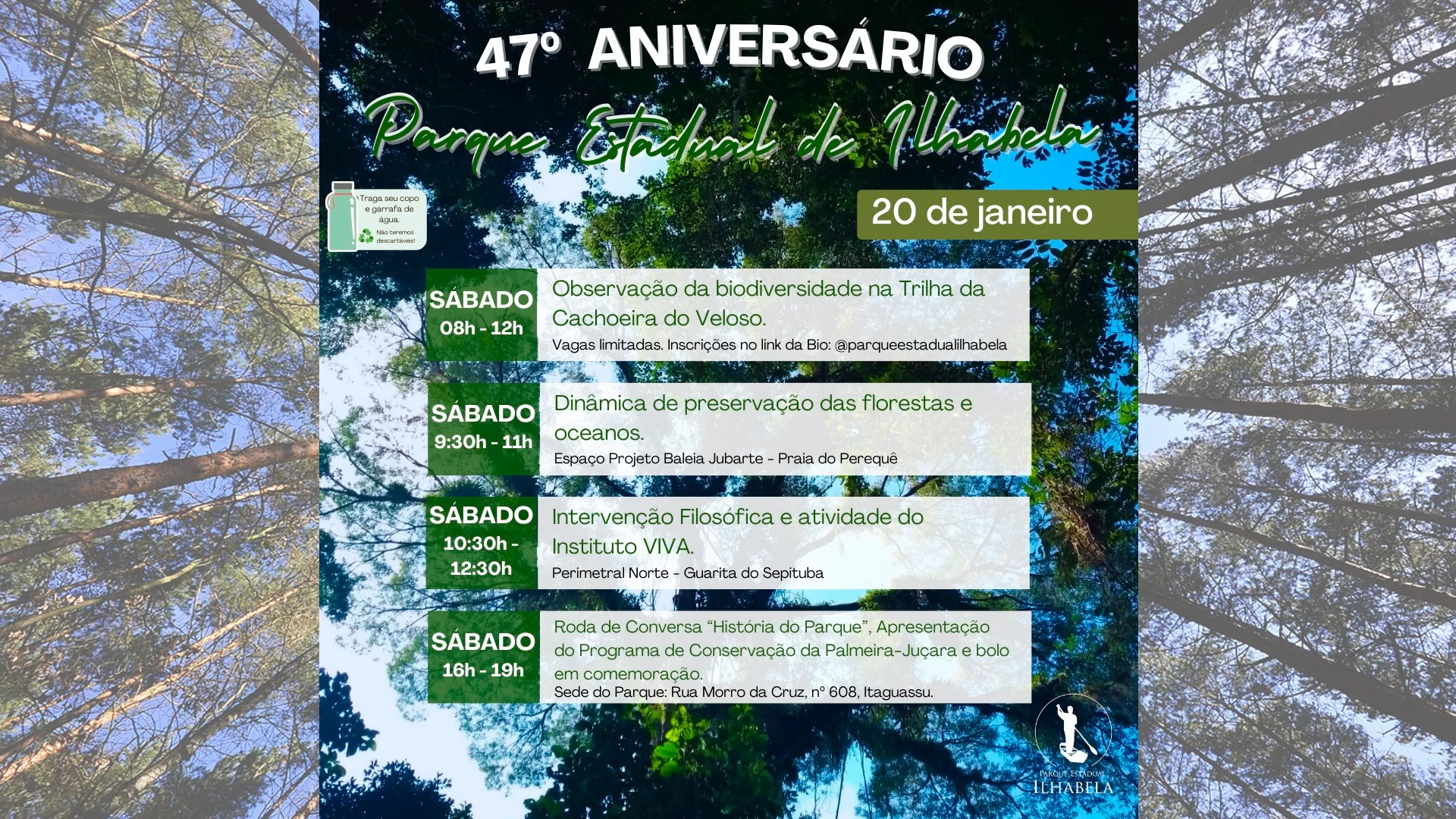 47° Aniversário do Parque Estadual 