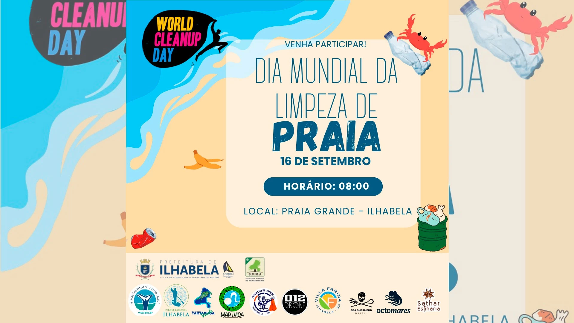 Dia Mundial de Limpeza de Praia