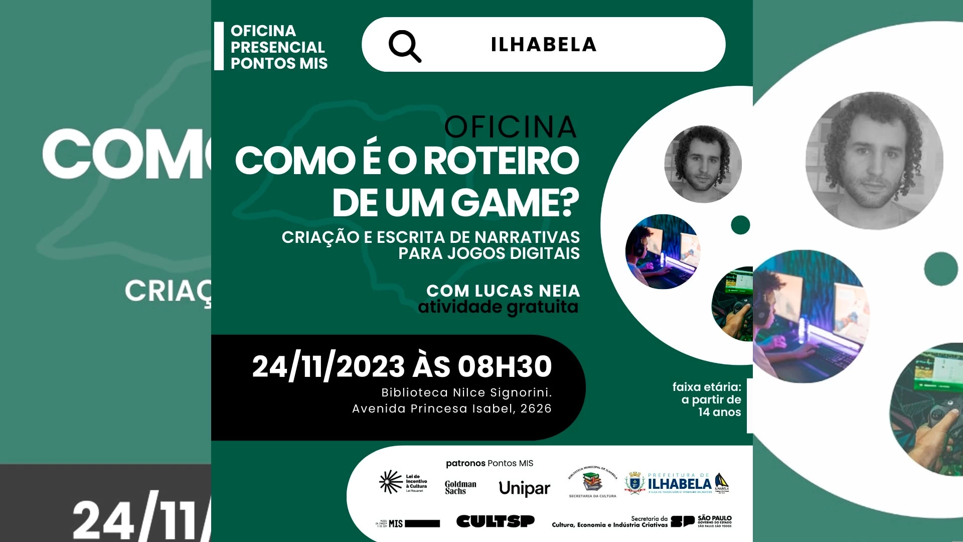 Oficina: Como é o Roteiro de um Game? 