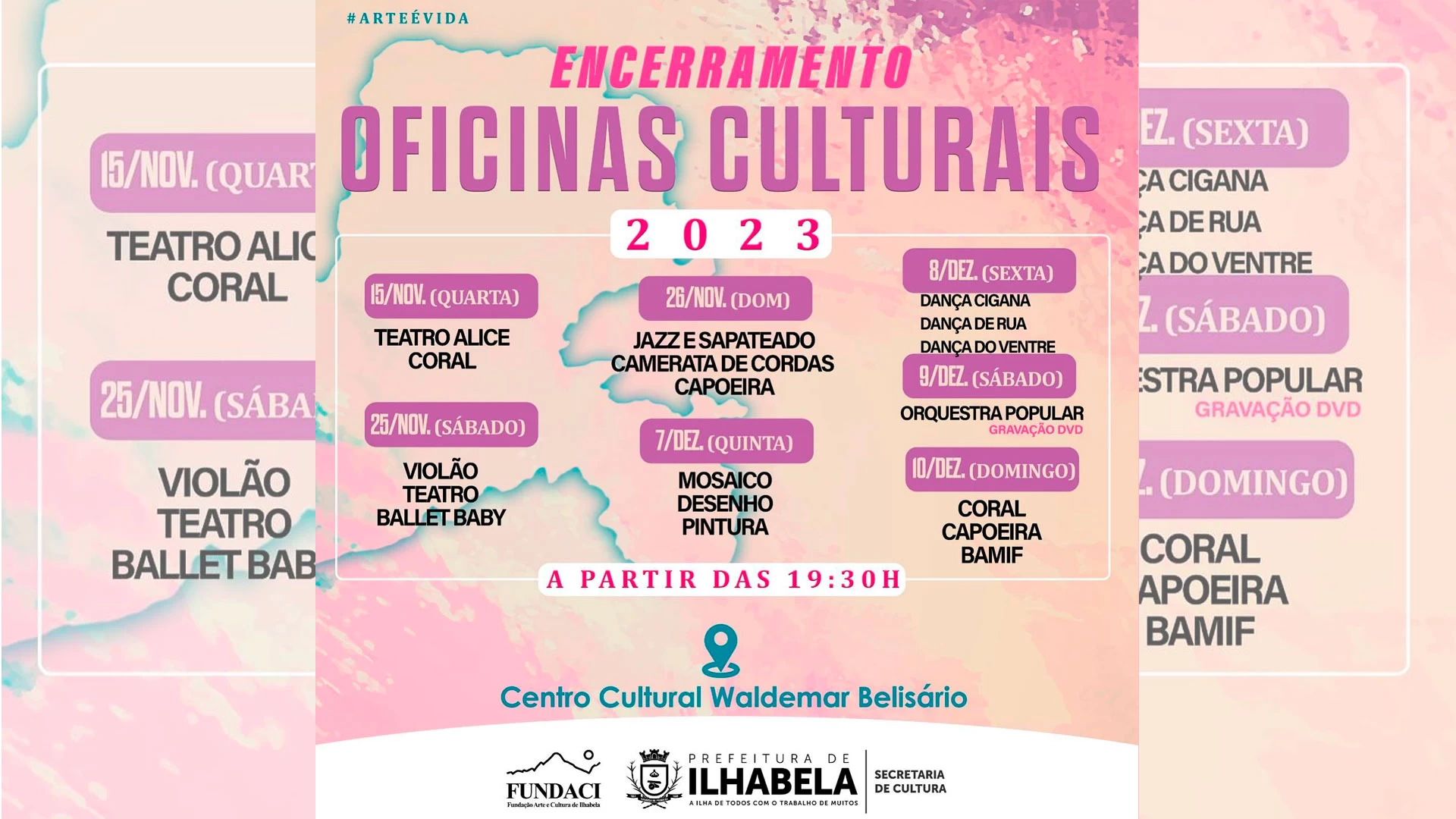 Encerramento das Oficinas Culturais