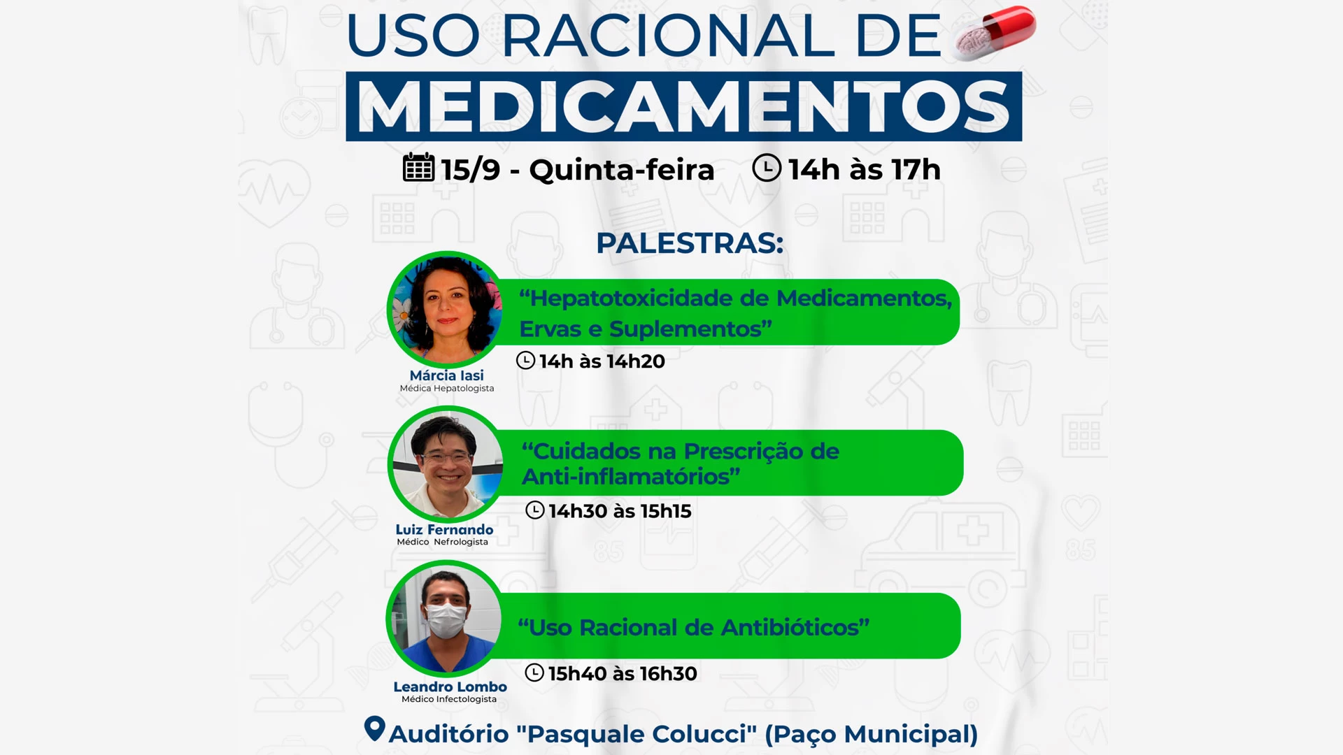 Palestras: Uso Racional de Medicamentos