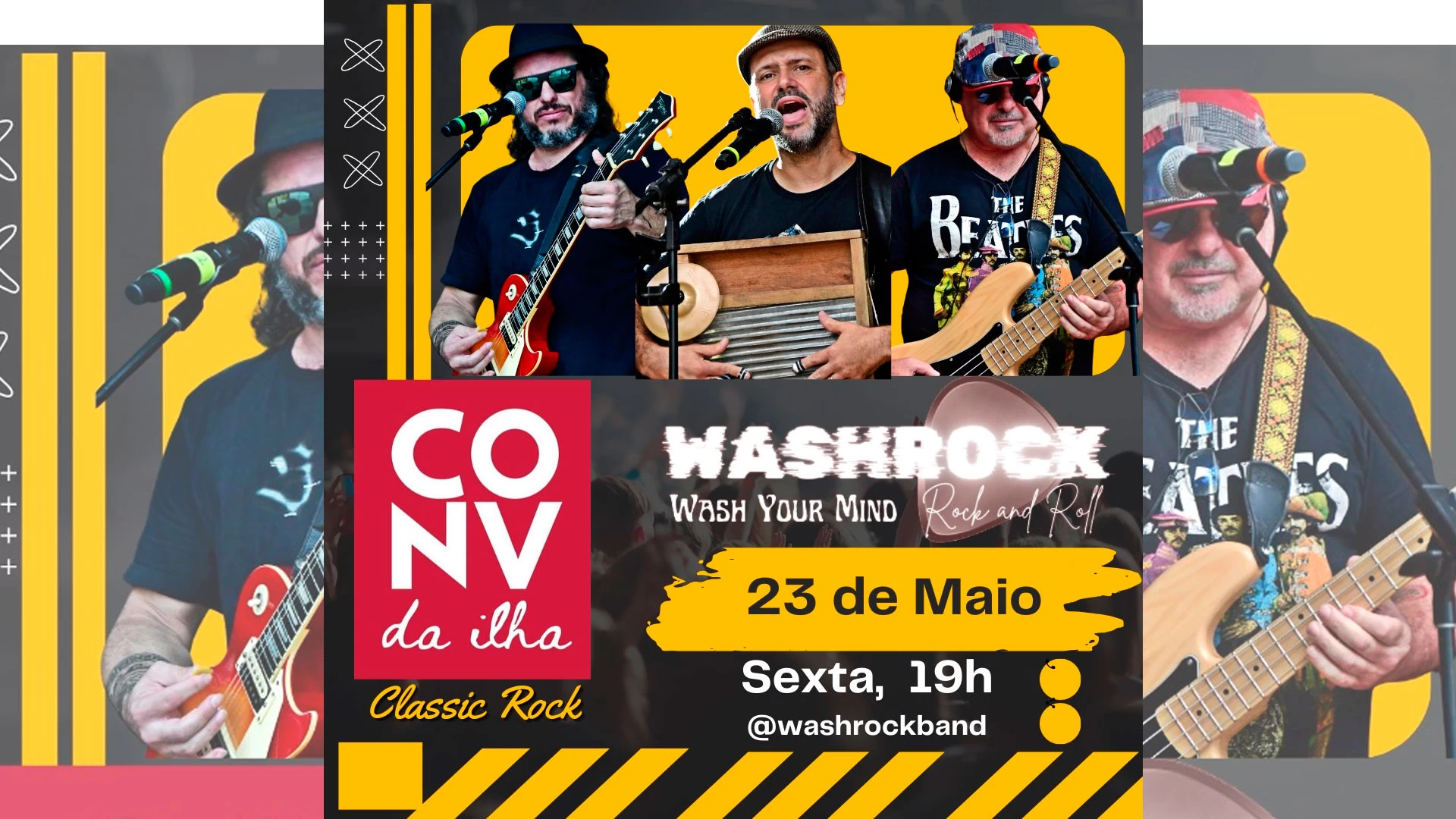 Wash Rock no Conv da Ilha