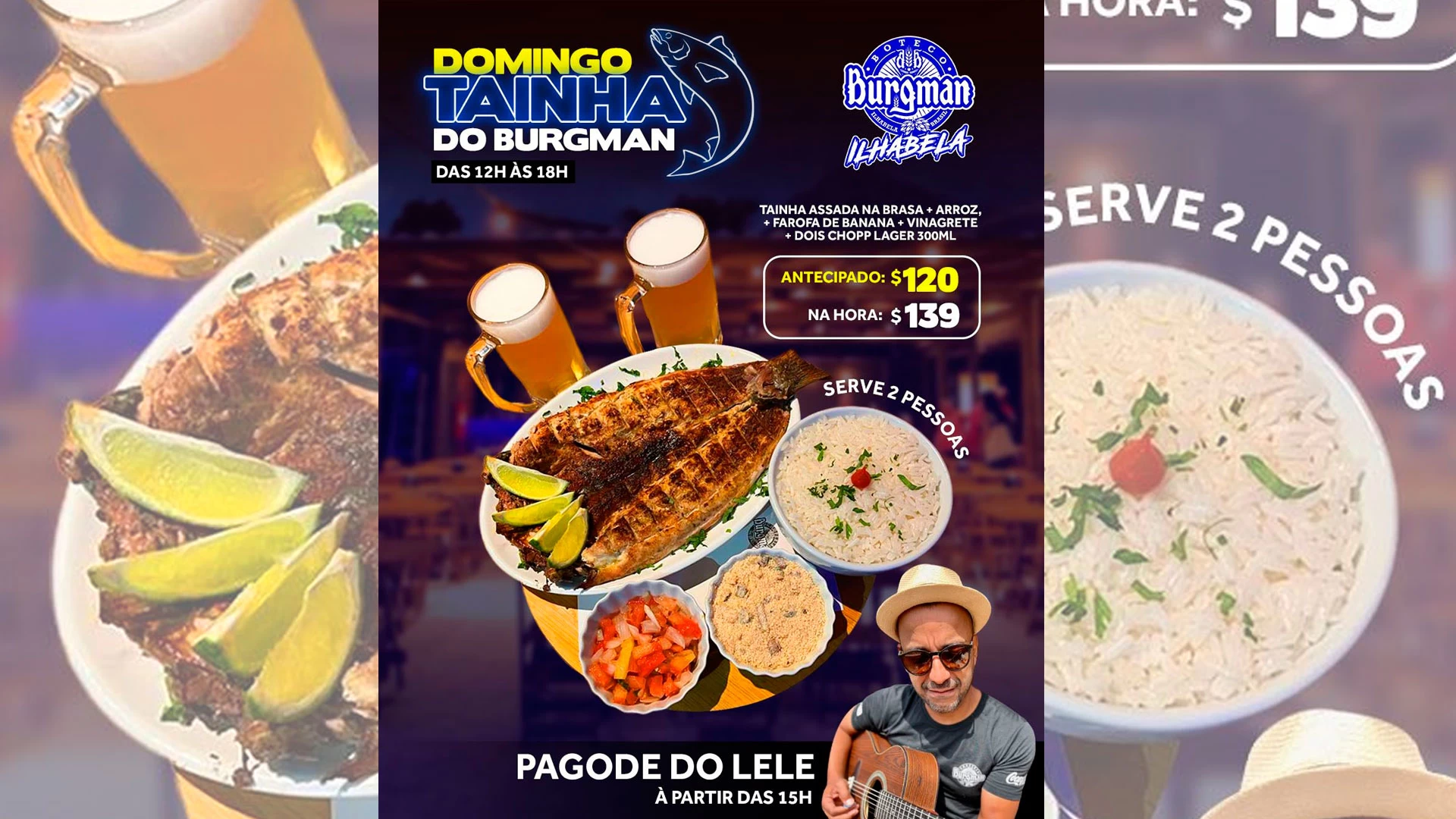Domingo Tainha do Burgman
