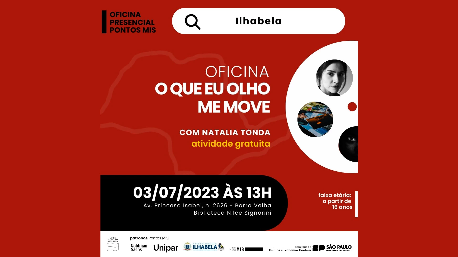 Oficina: O que eu olho me move