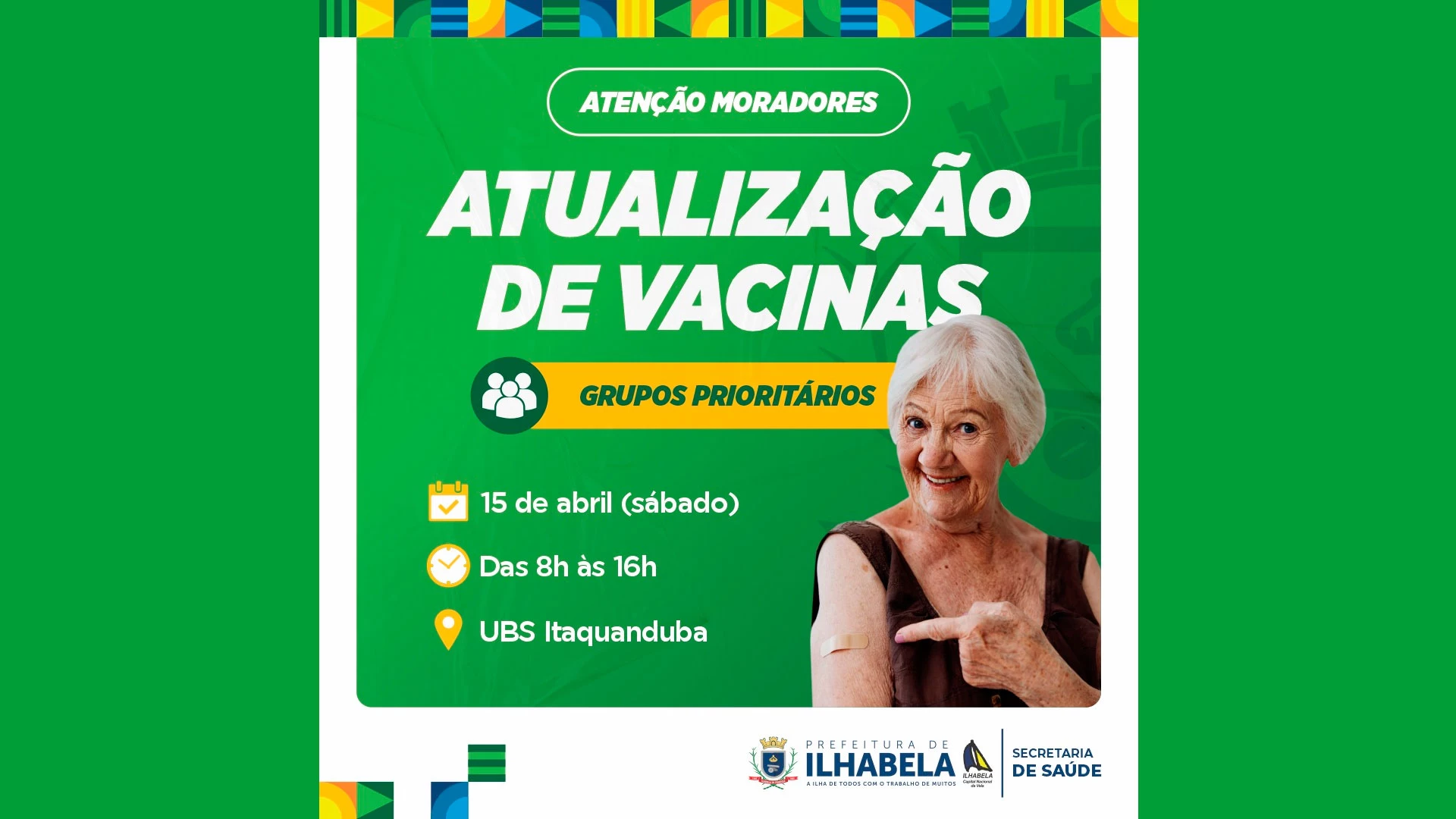Atualize sua Vacina UBS Itaquanduba
