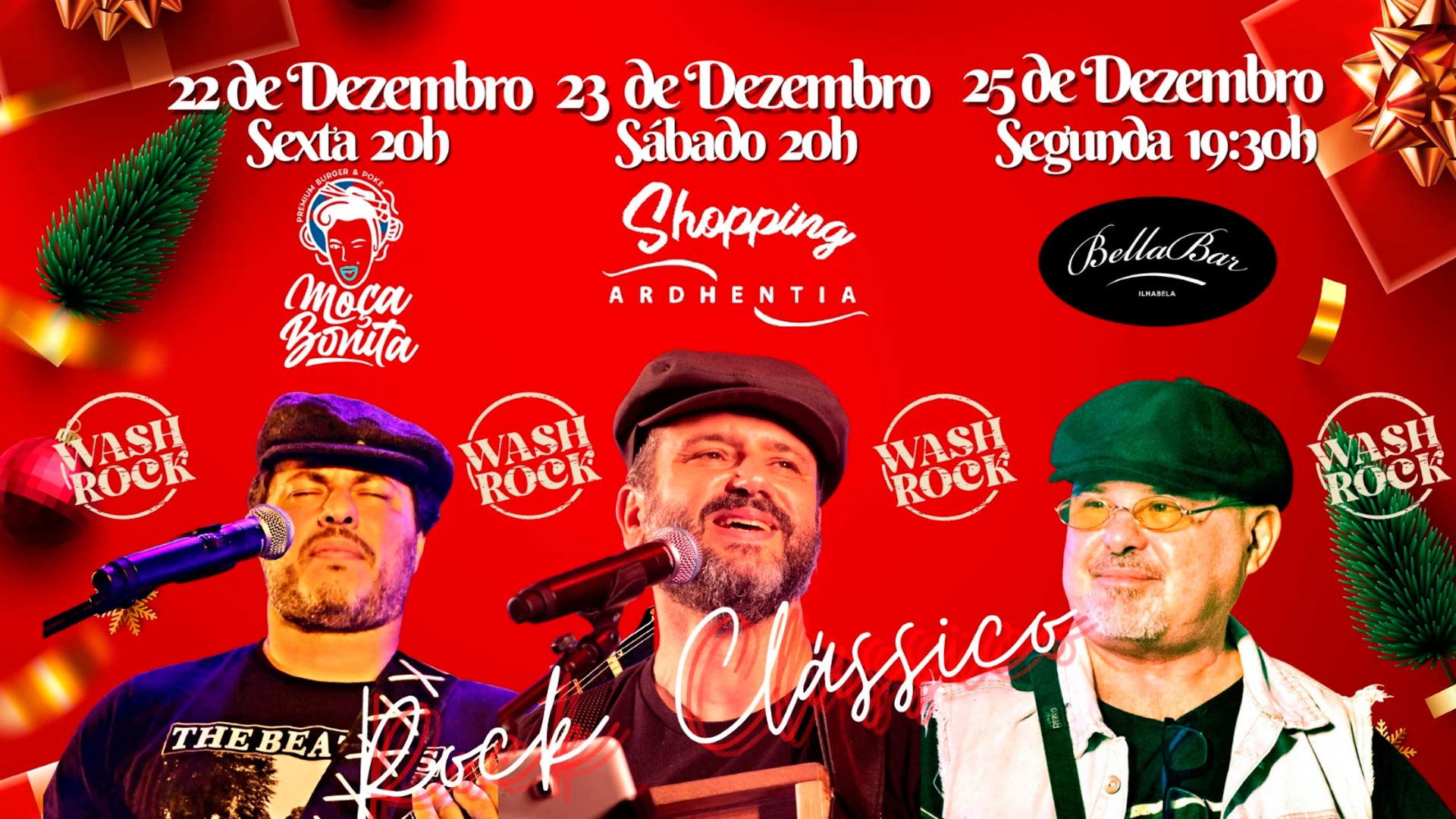 Wash Rock ao vivo!