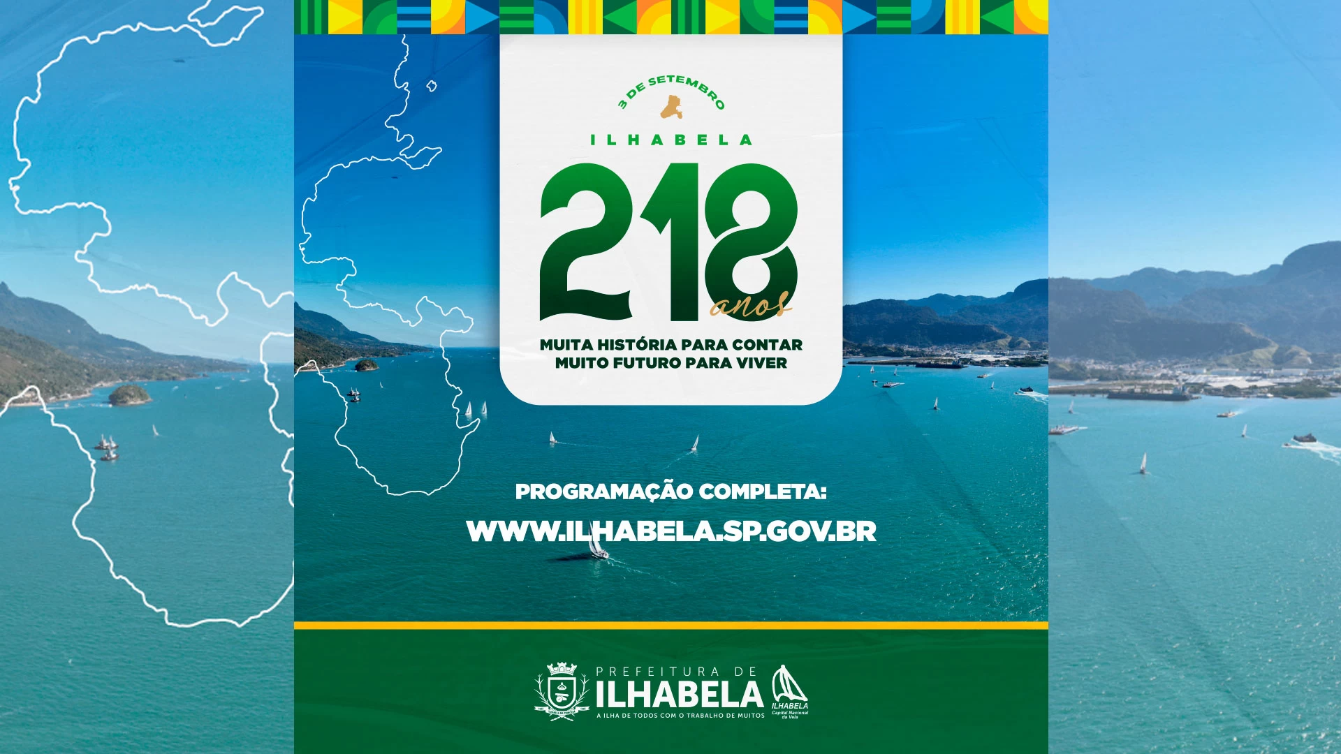 Ilhabela 218 anos - Programação 16/09