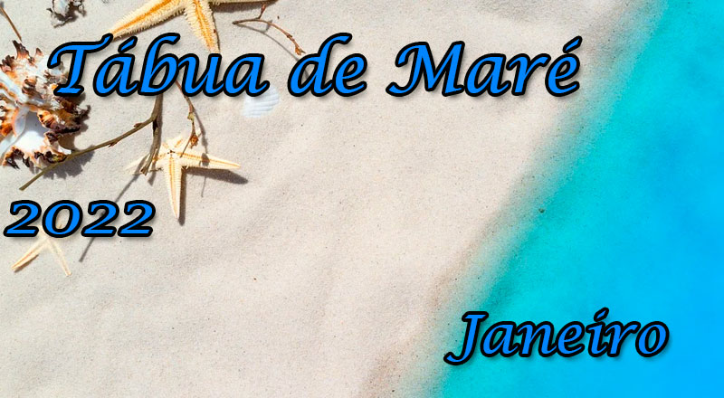 Tábua de Maré  - Janeiro