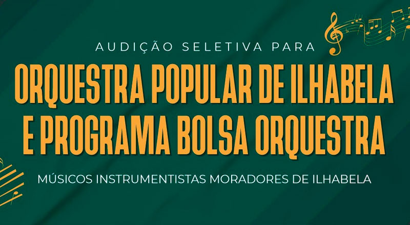 Audição Seletiva para Orquestra Popular