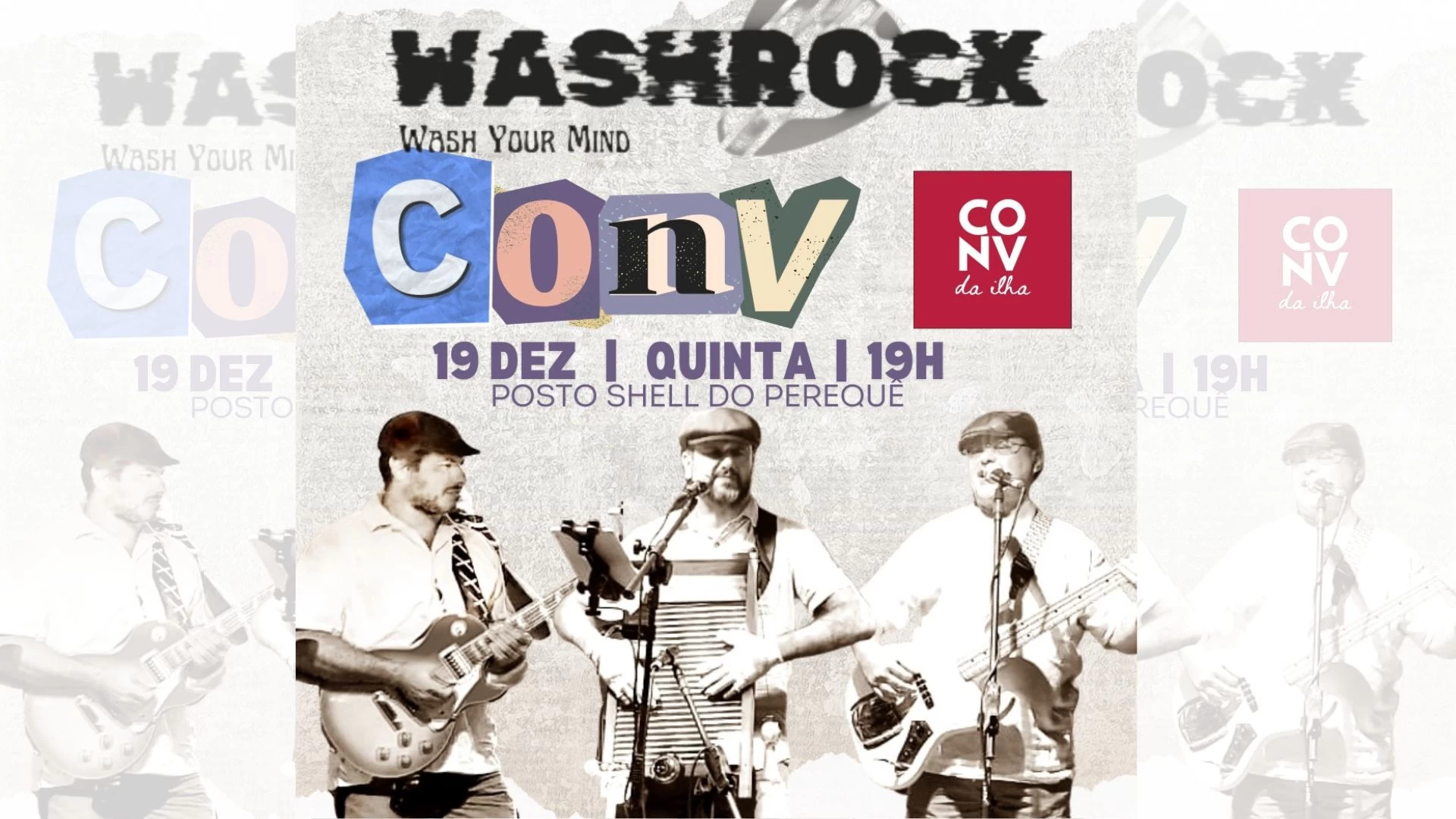 Wash Rock em Conv da Ilha (Perequê) 