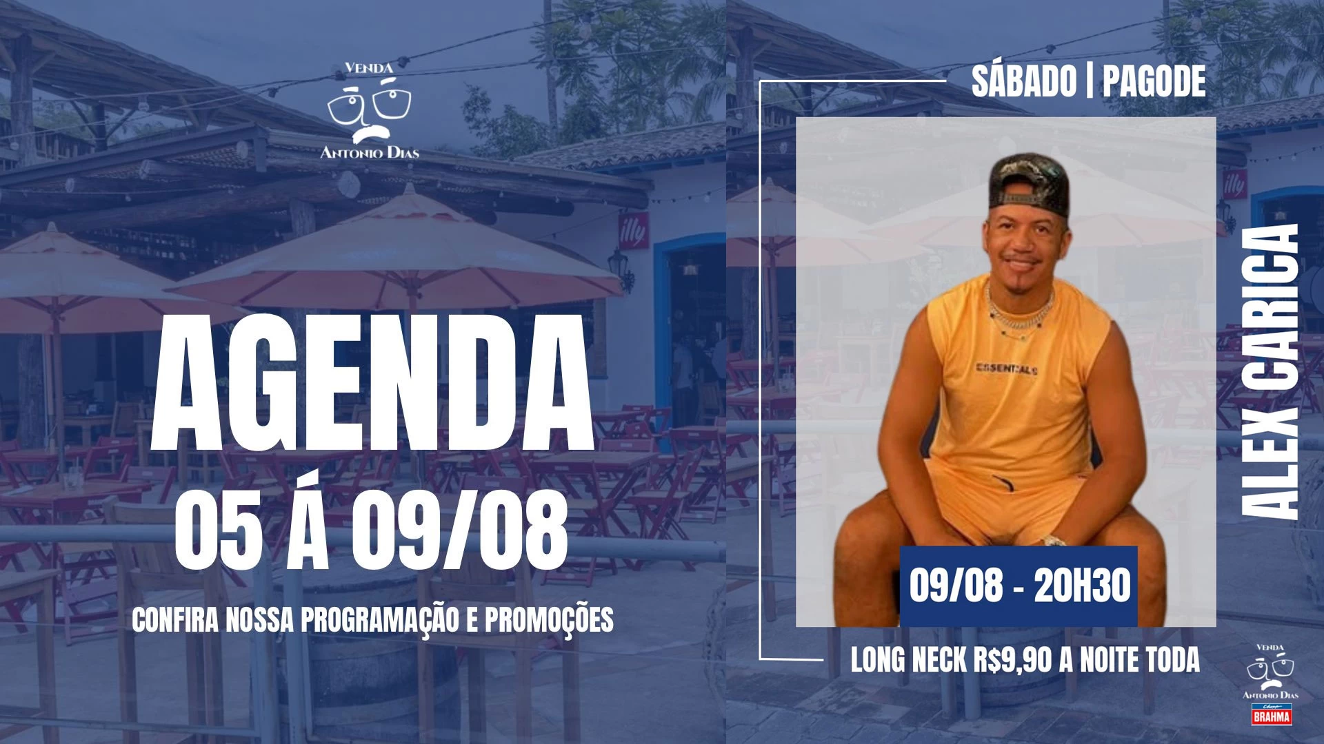 Alex Carica no Antônio Dias