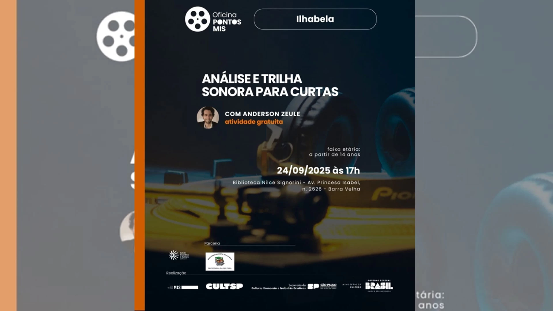 Análise e Trilha Sonoras para Curtas