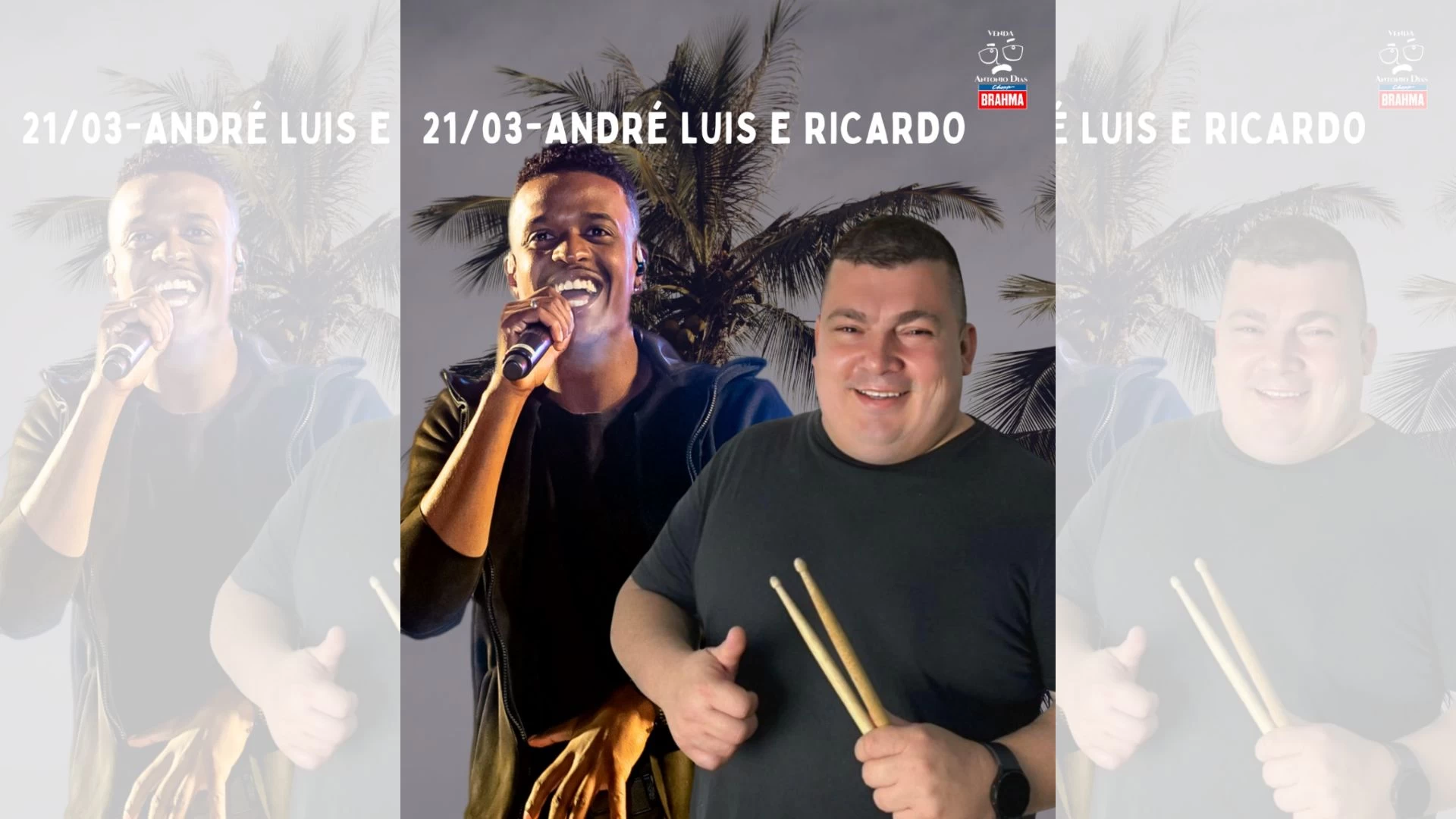 André e Ricardo na venda Antonio Dias