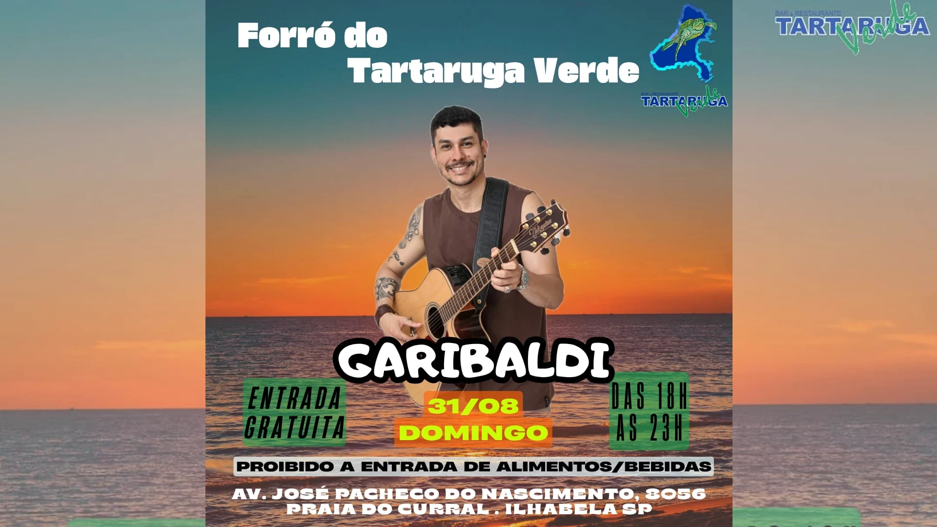 André Garibaldi no Tartaruga Verde