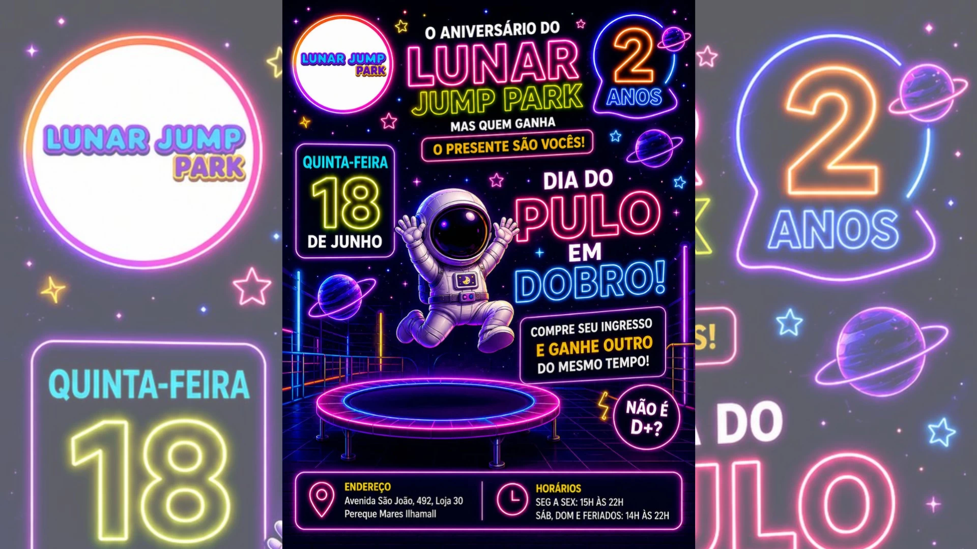 Aniversário do Lunar Jump Park