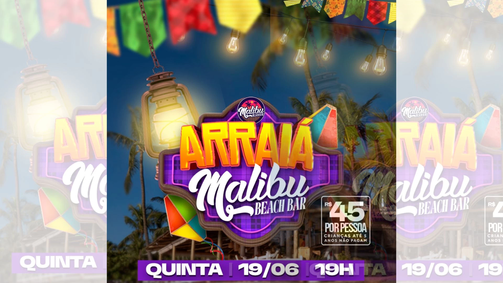 Arraiá Malibu Beach Bar
