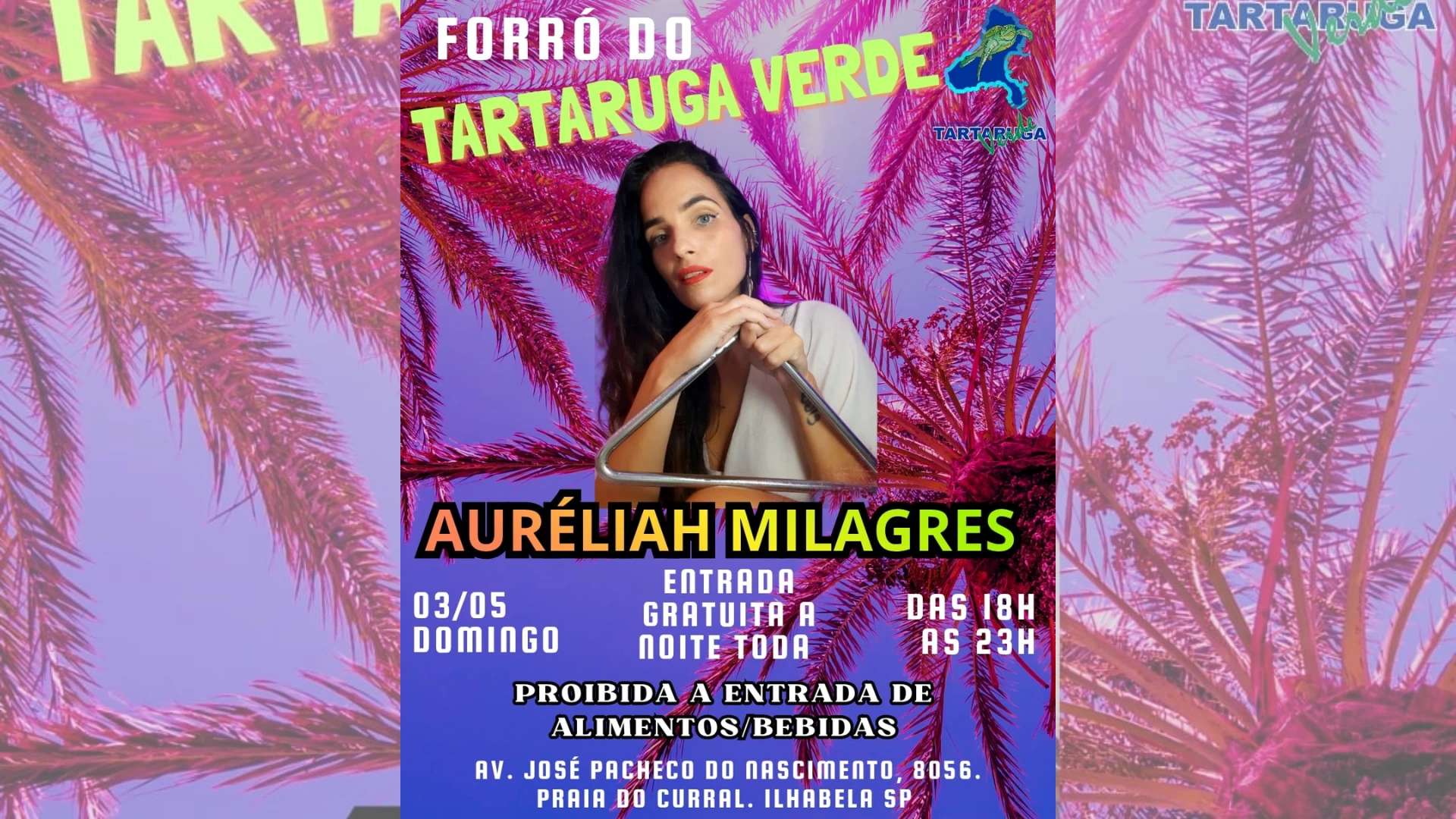 Auréliah Milagres no Tartaruga Verde
